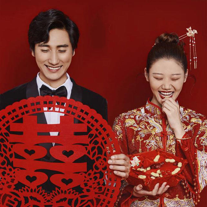 室外中式【拍攝費(fèi)用全包/先拍照后付款/婚紗任選】
