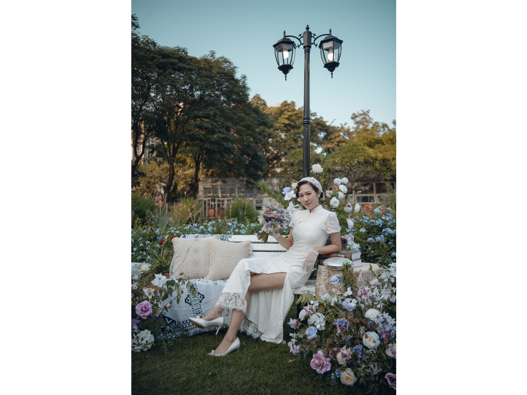 复古造型法式古典中式旗袍高清透无感妆容高贵优雅