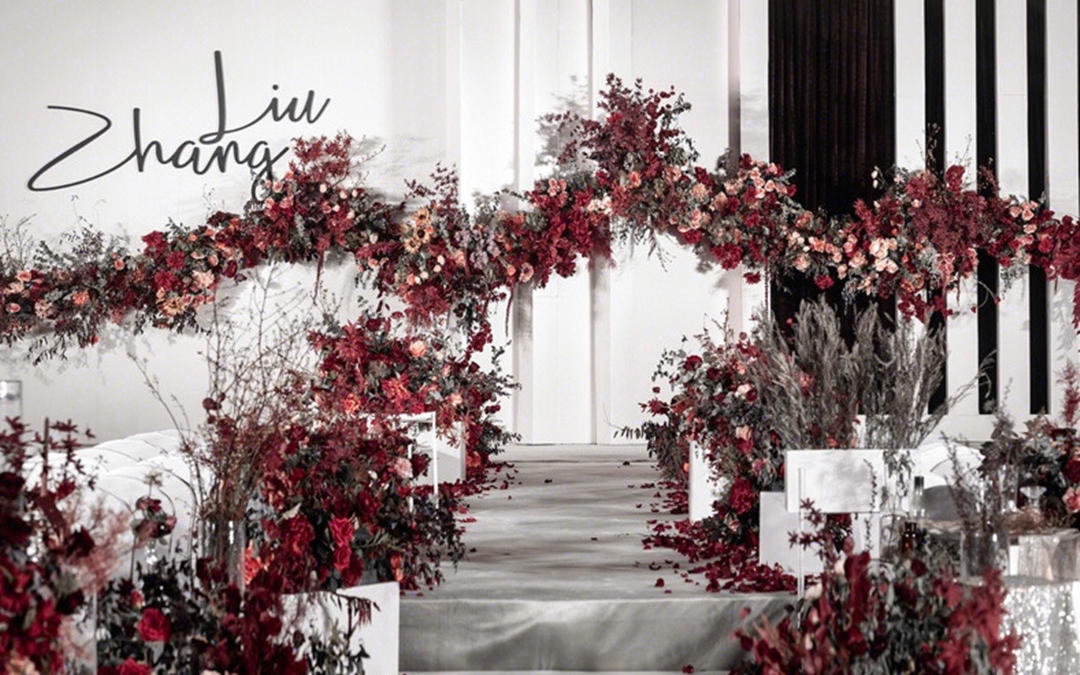 【爱施诺婚礼】红白简约风