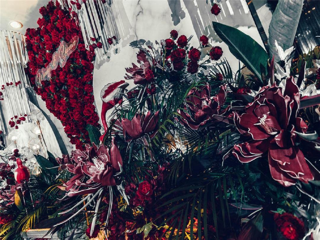 奢华红色个性西式定制婚礼