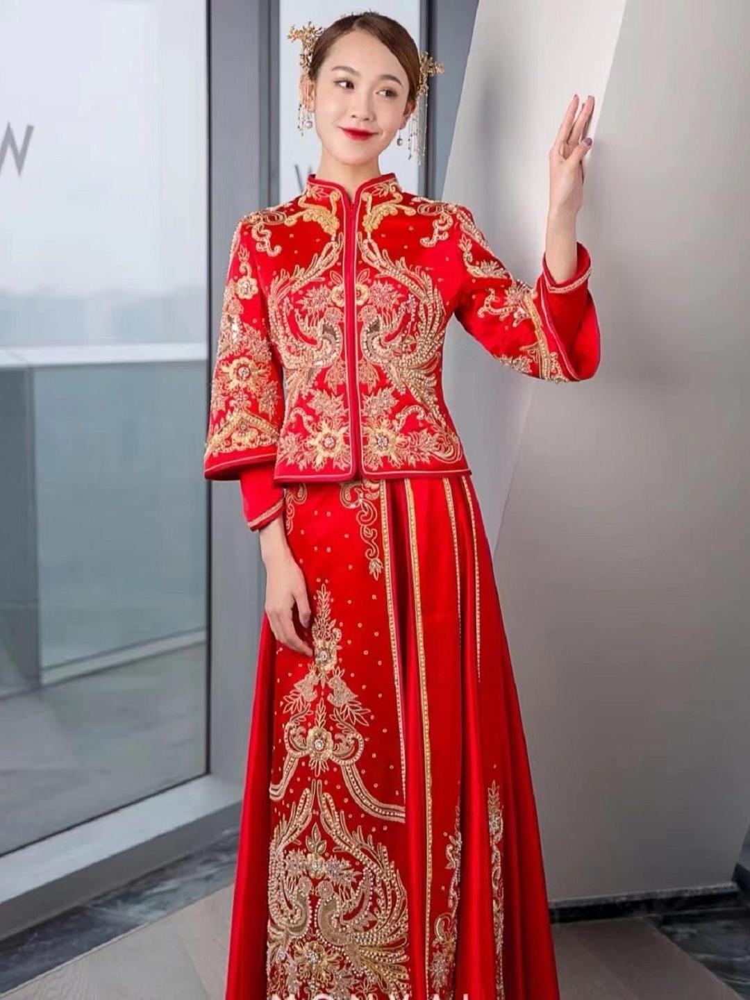 【超值租赁】3件套婚纱 出门秀禾+白纱+敬酒晚礼