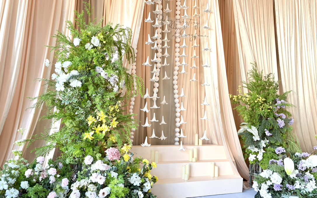 香槟色调融于室内自然风