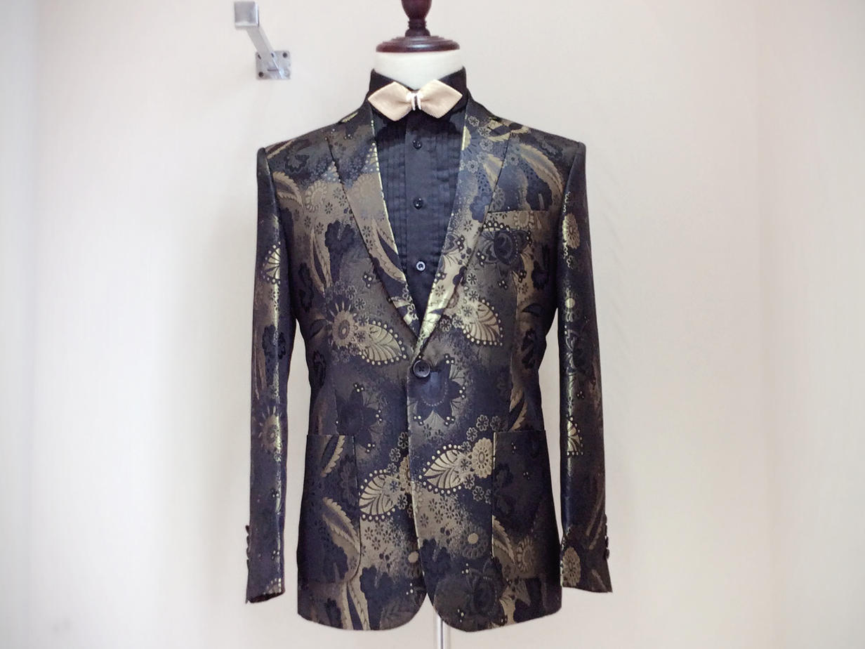 新款礼服、量身定制、三件套、意大利品牌锦缎