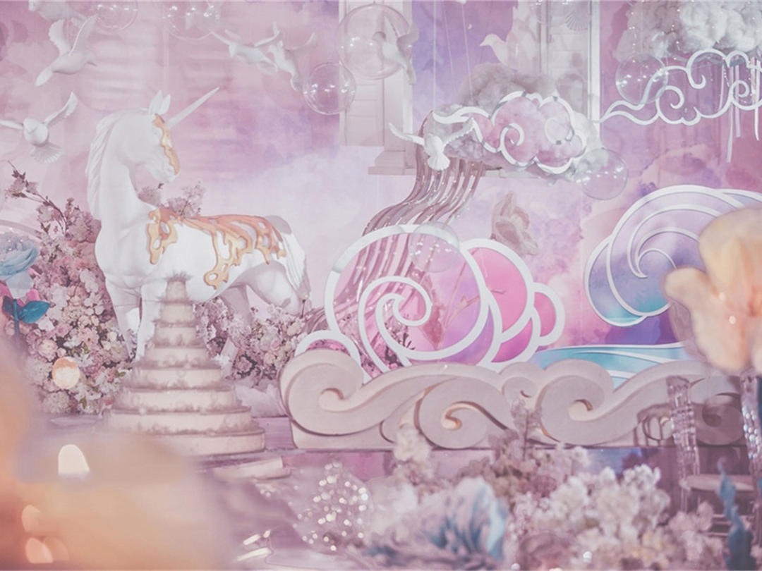 《Castle》奢华马卡龙粉色系婚礼