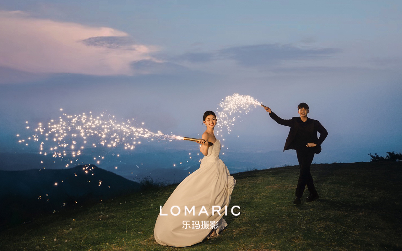 自由感山頂婚紗照～就像電影浪漫橋段