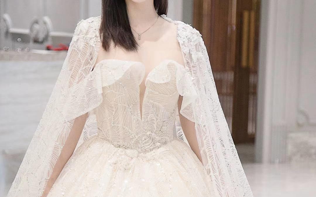 【唯爱公主爆款极细吊带公主斗篷纱裙】