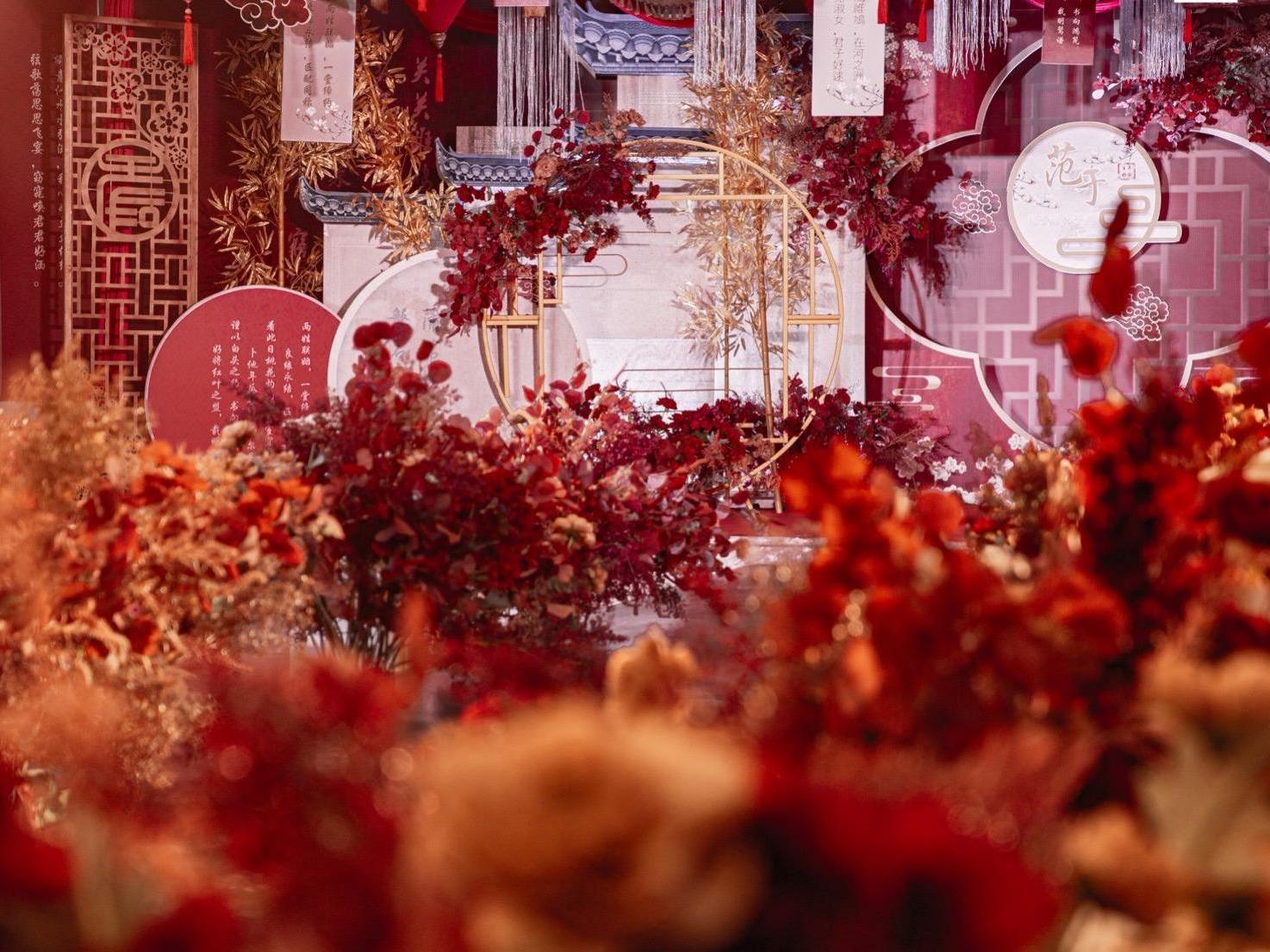 两姓联姻  良缘永结   六安花海阁