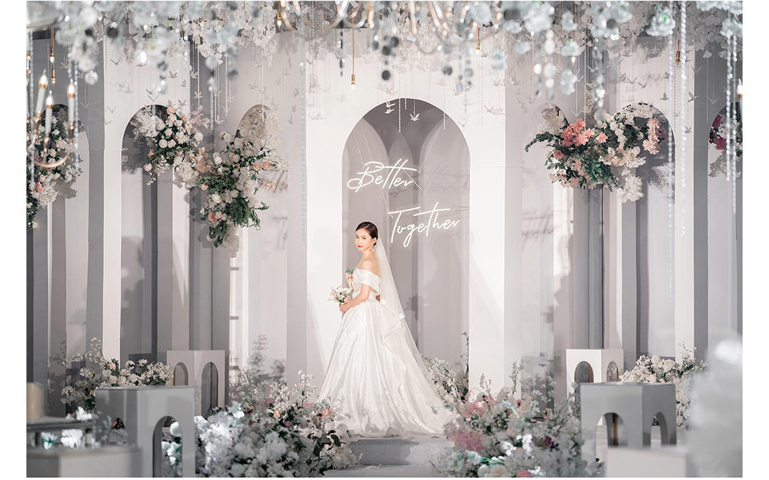 纯白色韩式婚礼-唯美-浪漫