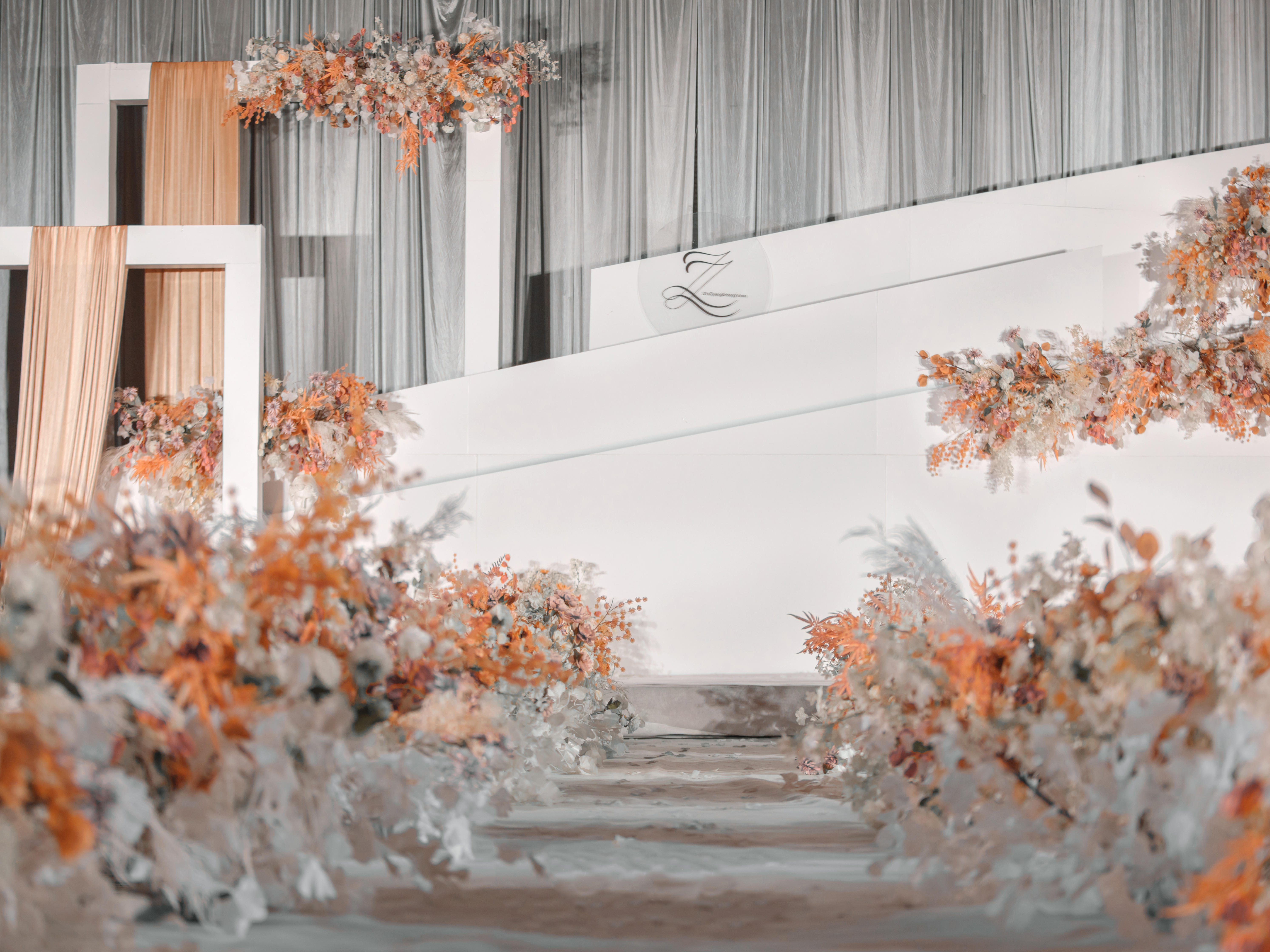 香槟秋婚礼//奶茶色的质感