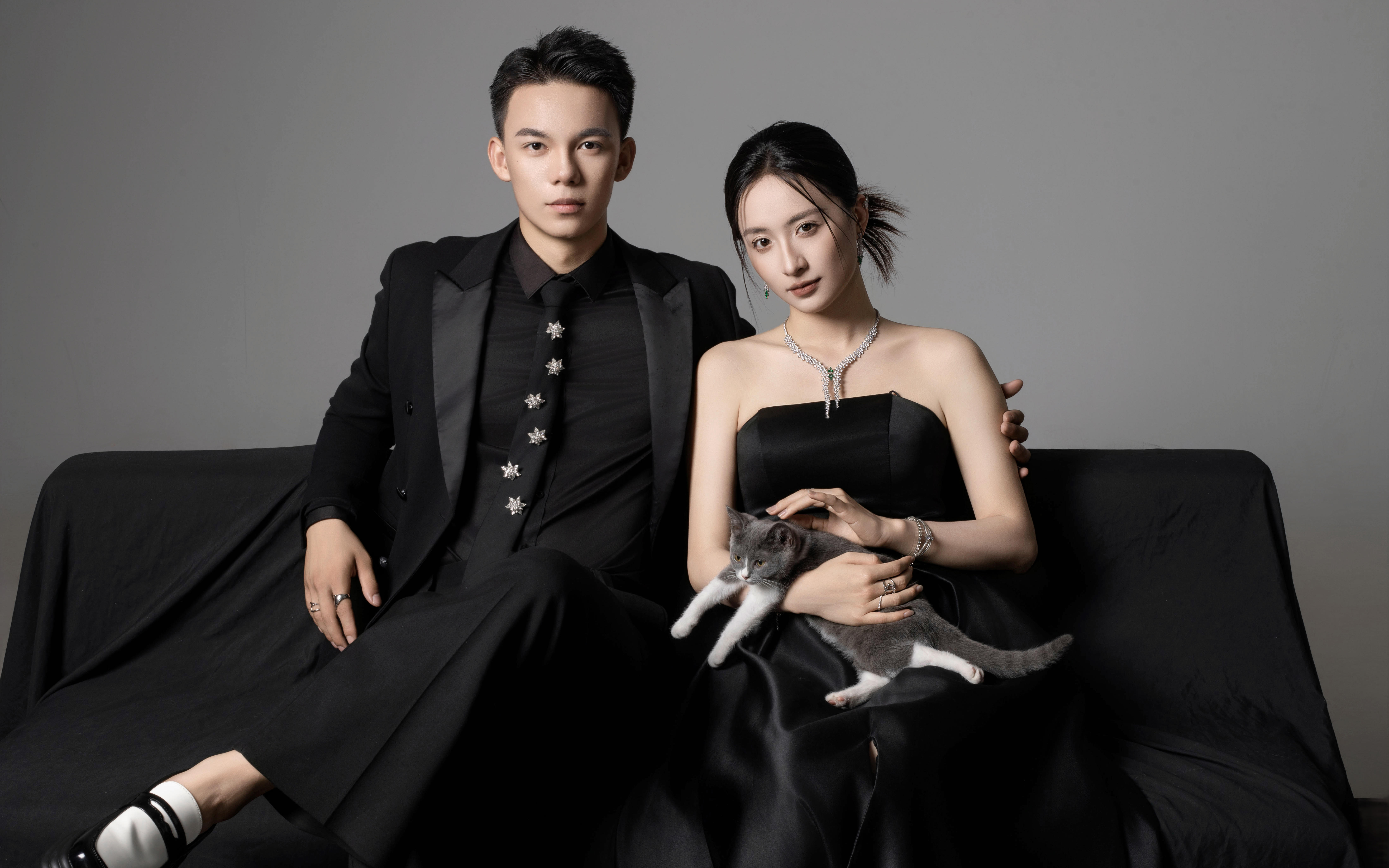 拖家带猫🐱和喵喵一起拍治愈系婚纱照😍