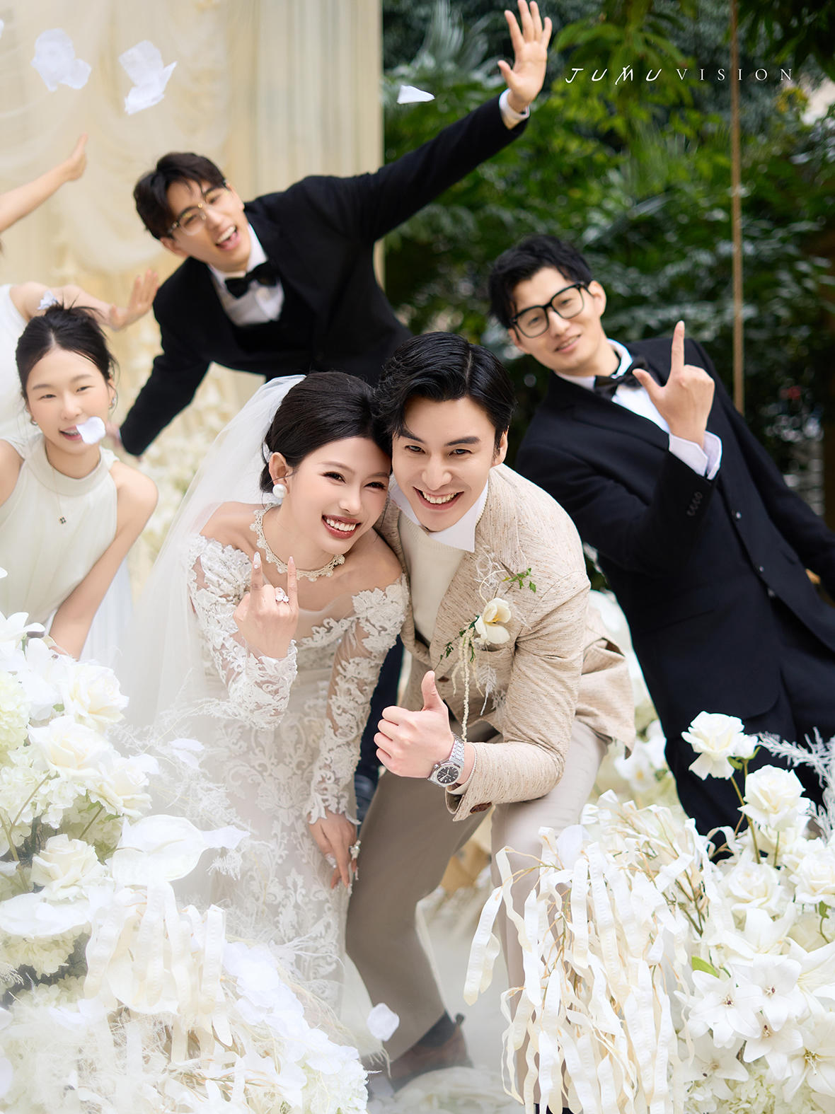 韓系室外婚禮party 幸福溢了出來