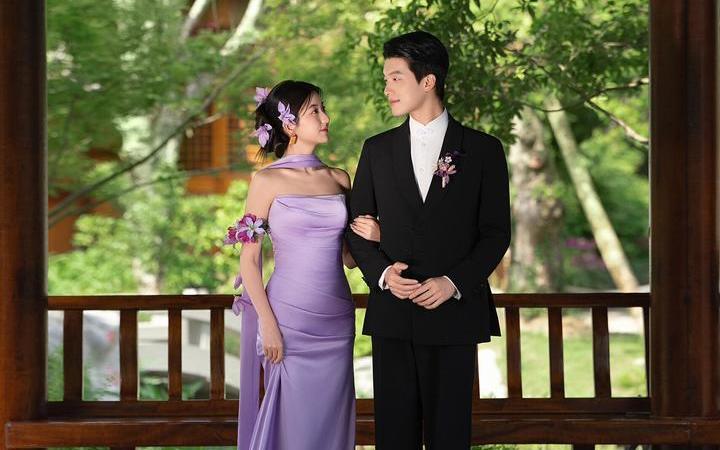 💜紫气东来｜被这组新中式婚纱照美到窒息