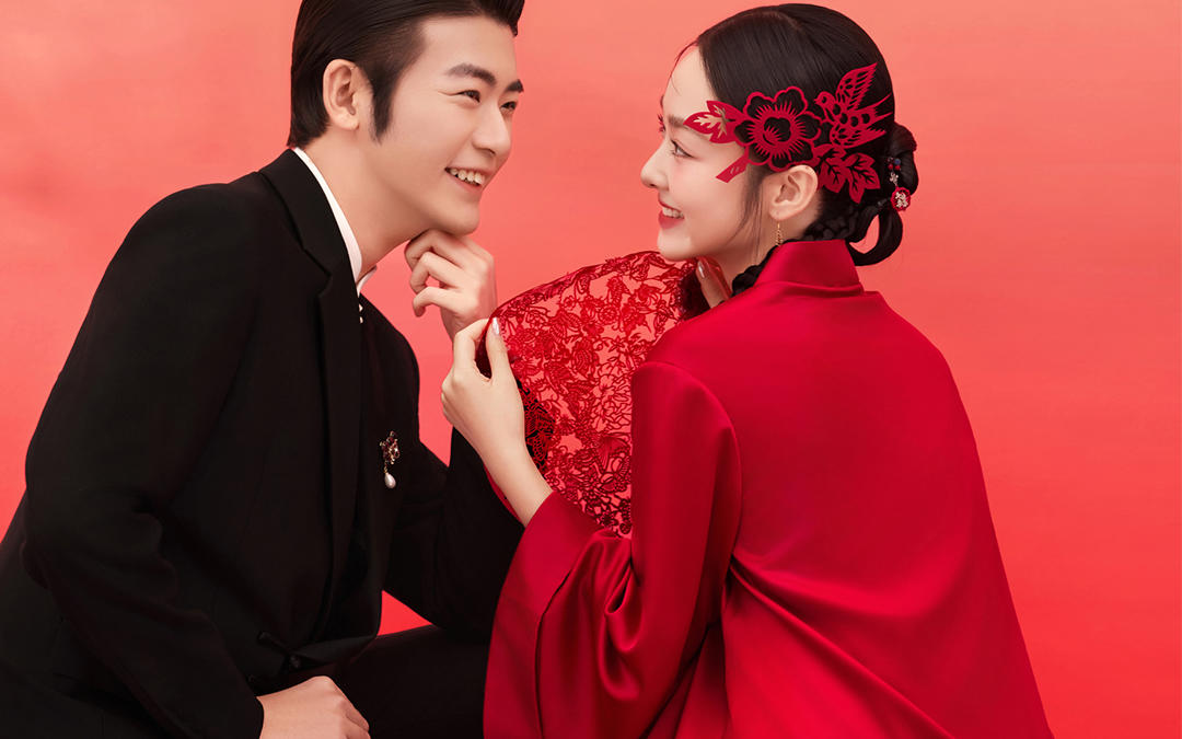 【西北龙摄影】新中式剪纸婚纱照！
