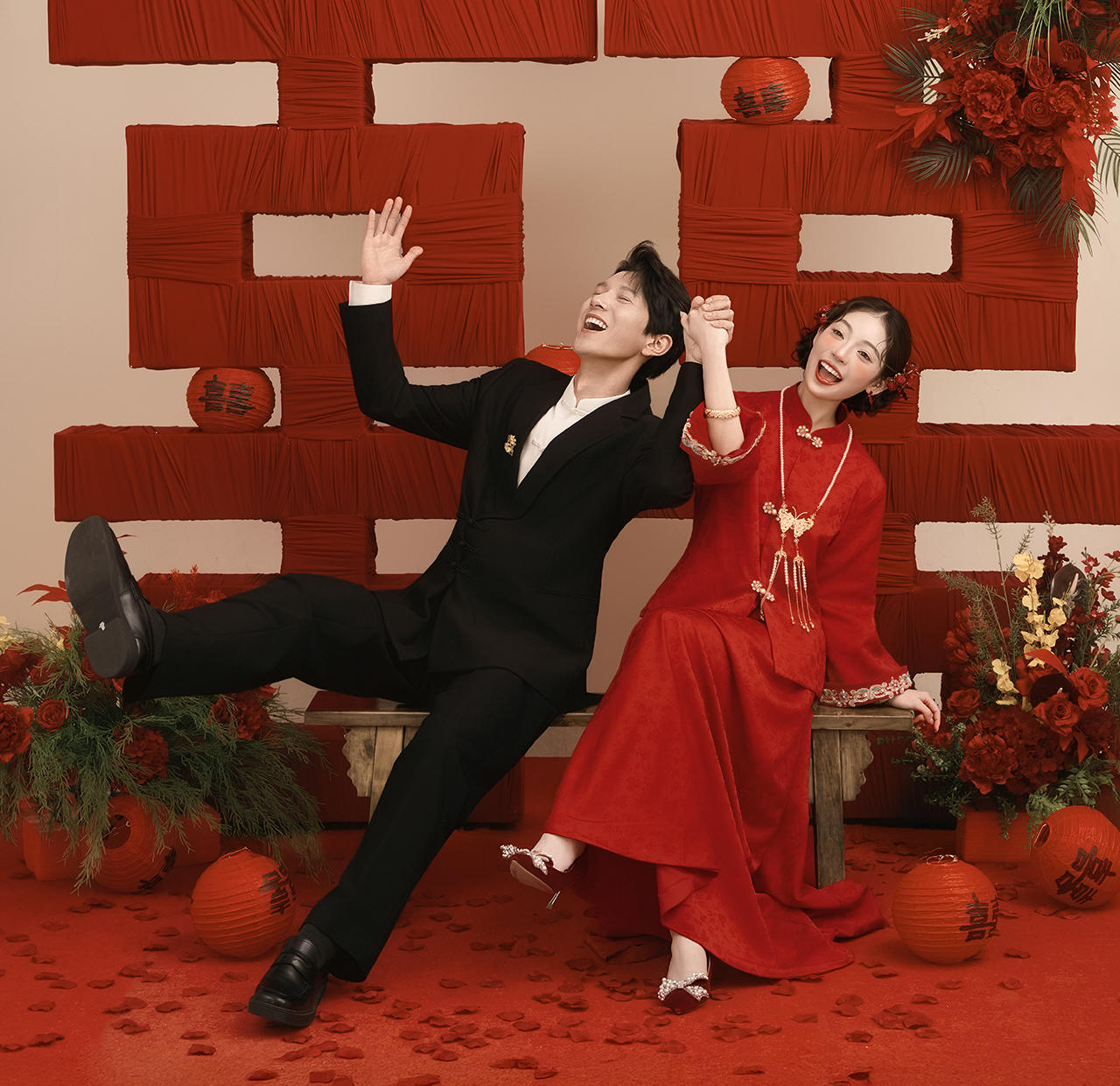 ??好“囍”開(kāi)場(chǎng)??臺(tái)州喜嫁婚紗照太香了