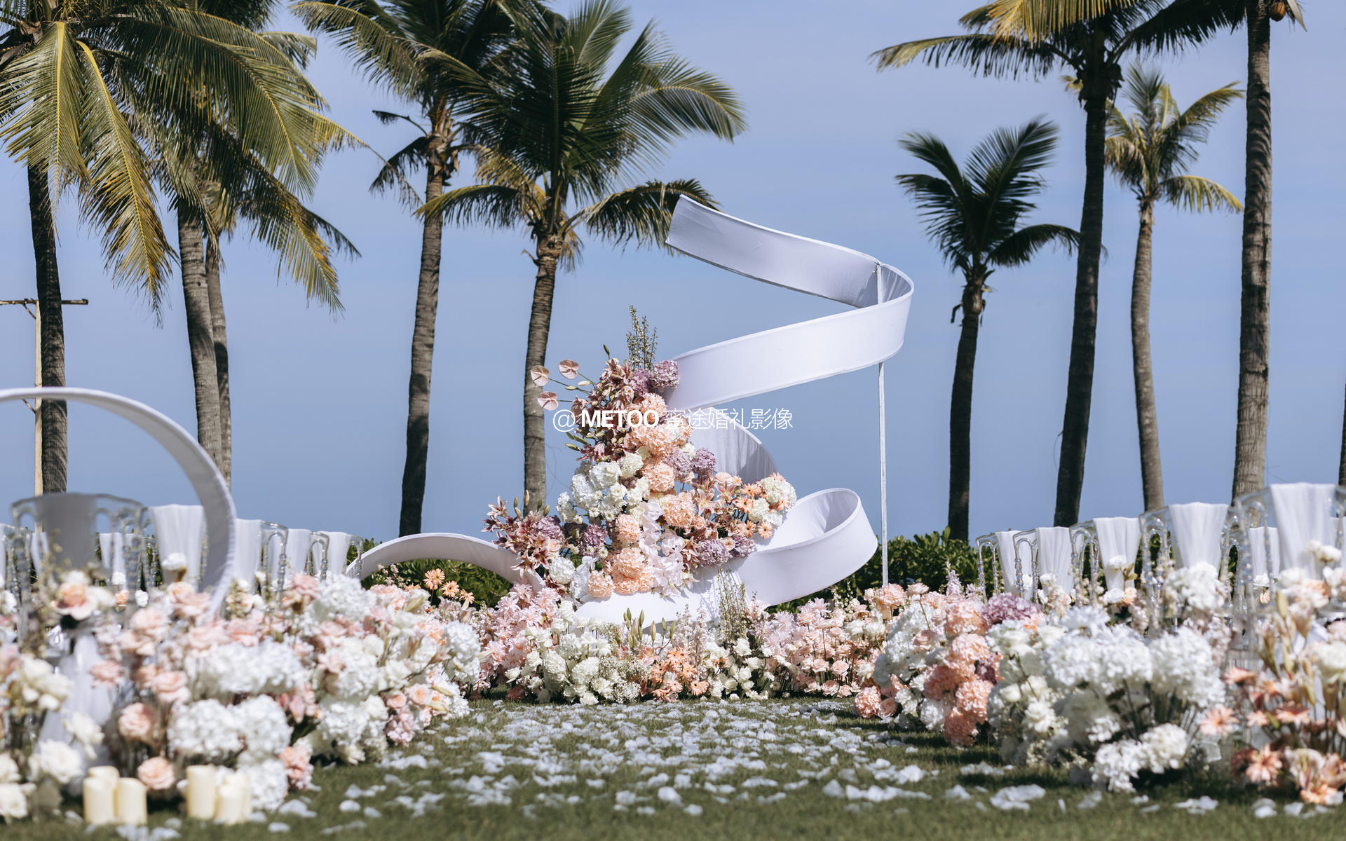 【蜜途婚礼】求婚策划+沙滩+草坪+椰林+游艇