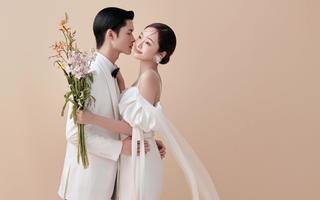 !我的韩式小清新婚纱照也太温柔了吧