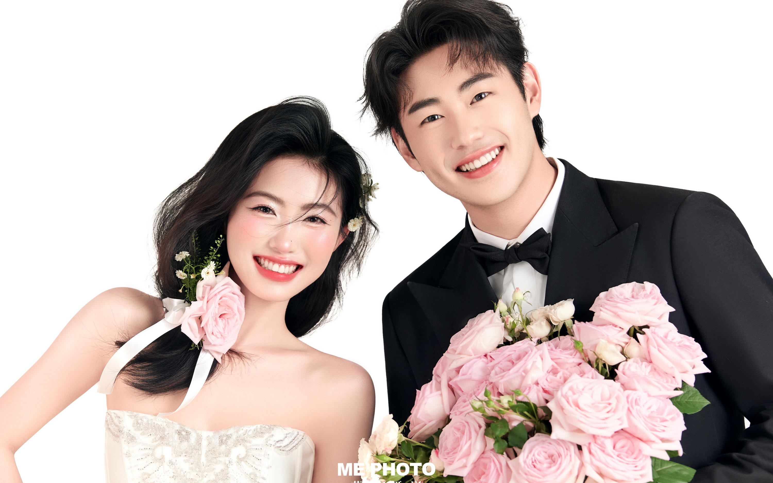 极简韩式婚纱照