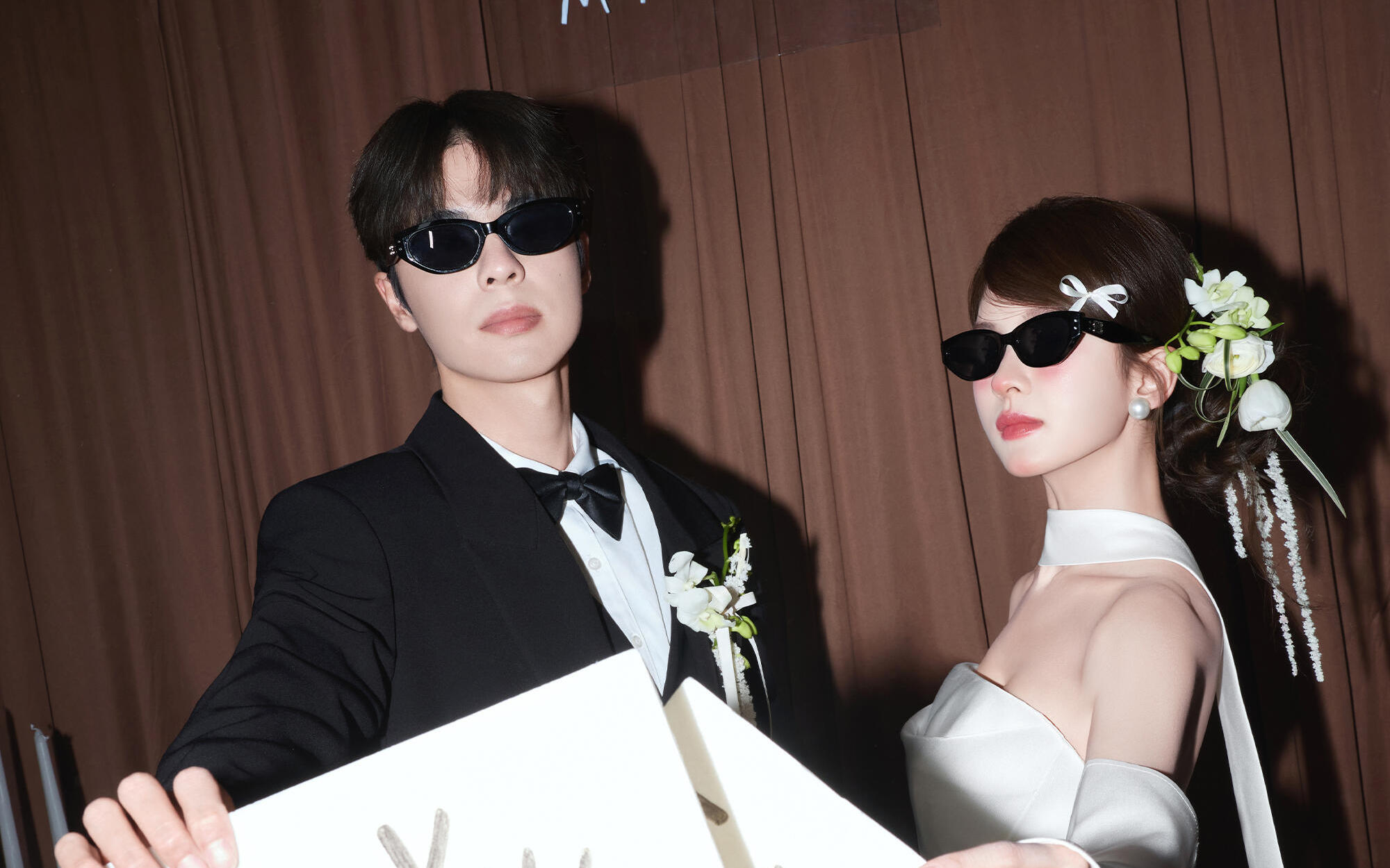 室內(nèi)拍到巨溫柔的韓系婚禮現(xiàn)場(chǎng)，美拉德好絕