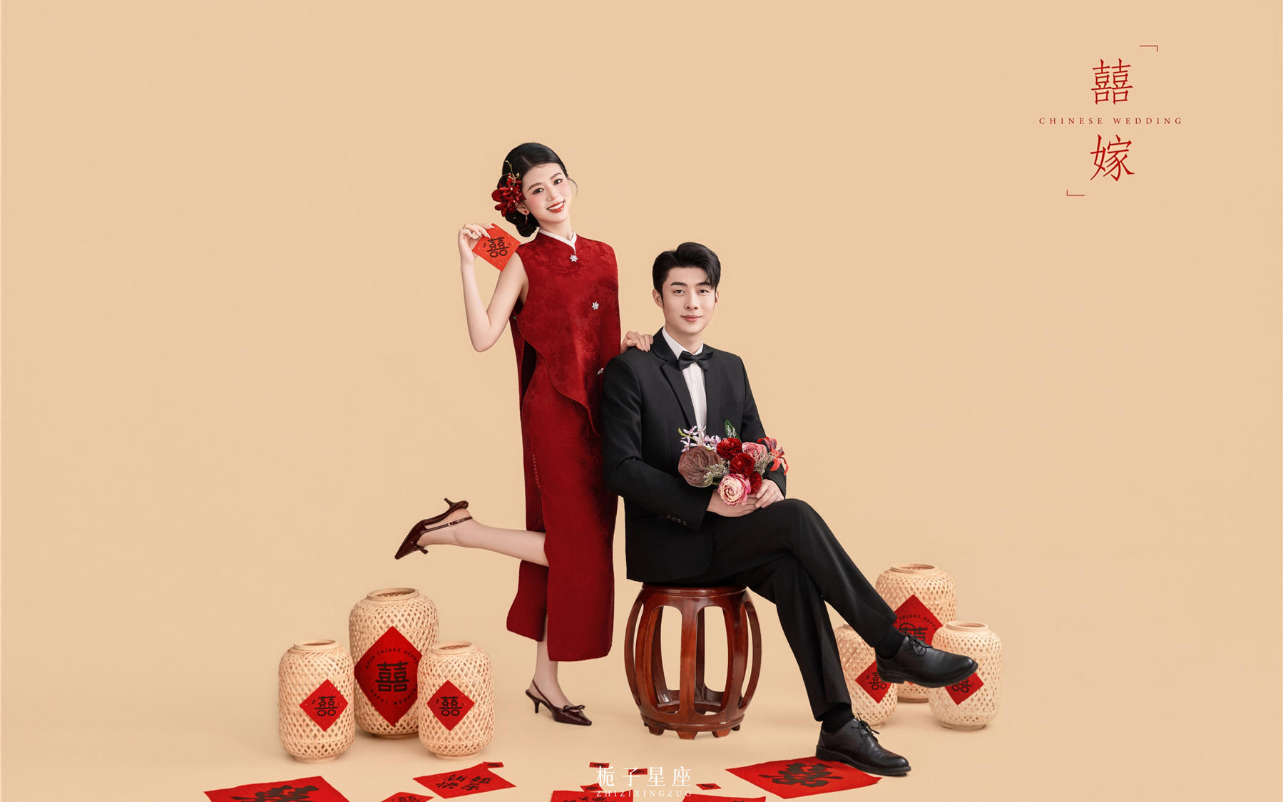 囍嫁｜把中式浪漫“焊”在婚纱照里💮