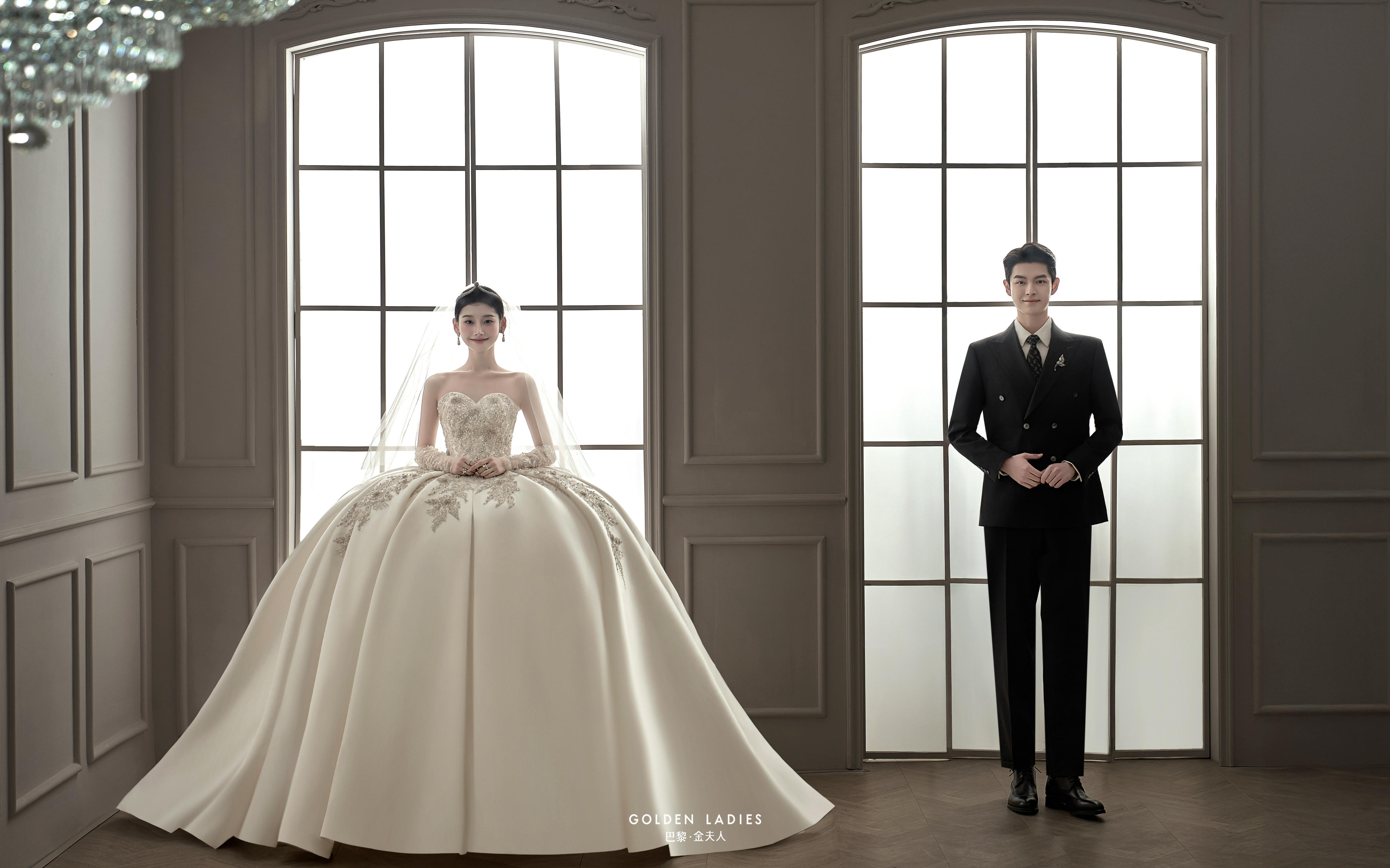 轻奢宫廷风｜白纱与浮雕的浪漫邂逅🌙