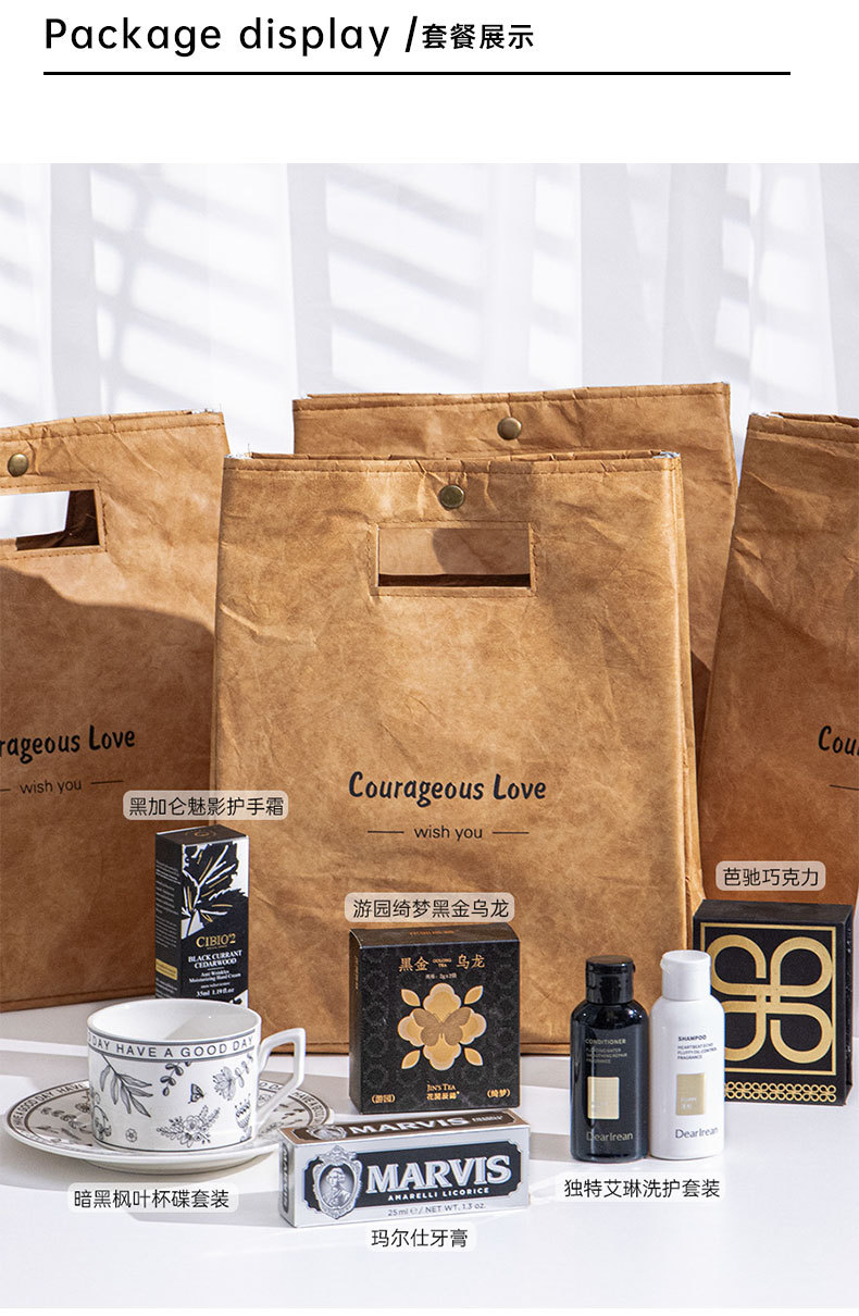 杜邦紙手提袋伴郎高端商務(wù)伴手禮 