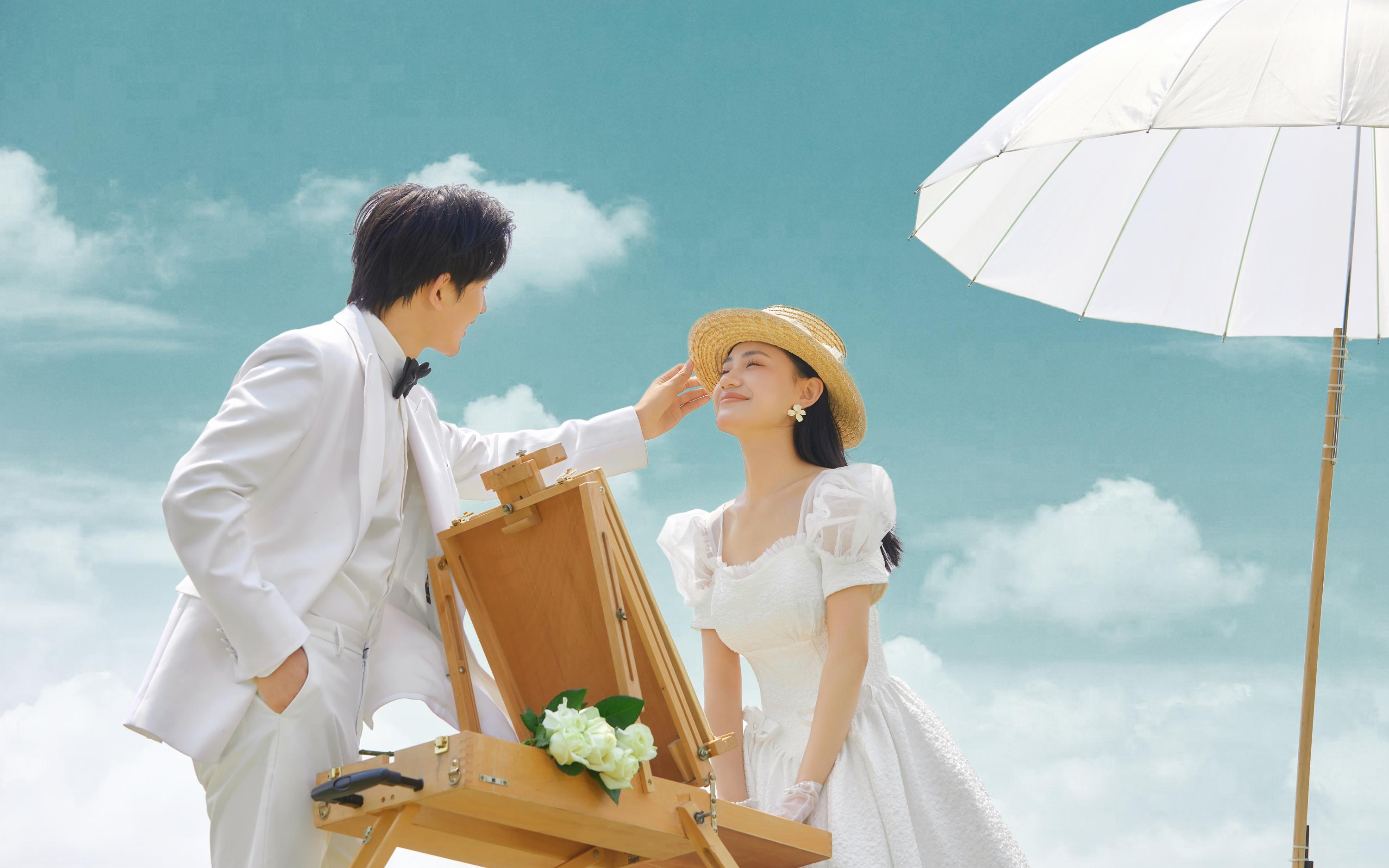 起风了～超治愈的宫崎骏婚纱照
