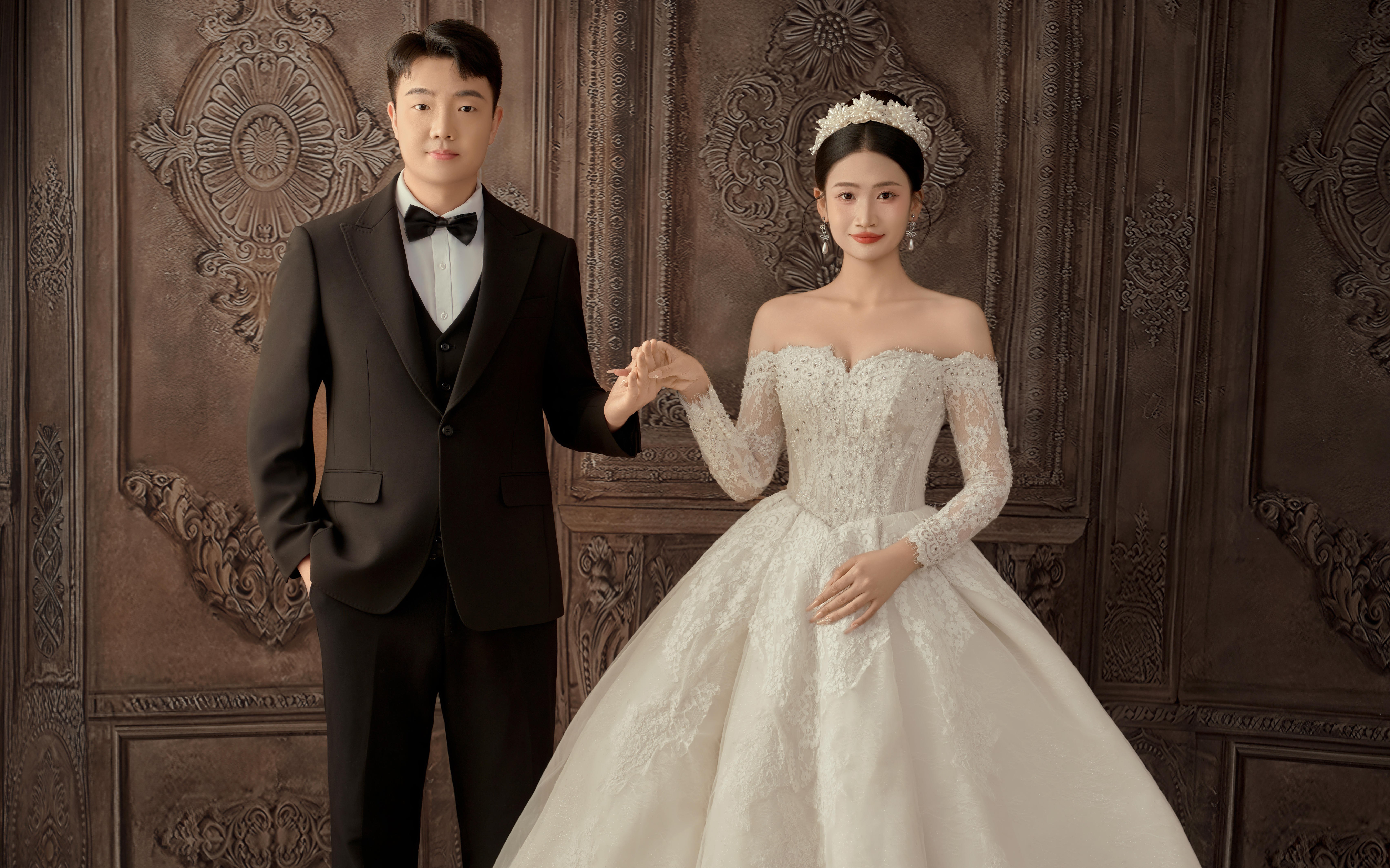 人间理想婚纱照·主纱造型宫廷古堡风