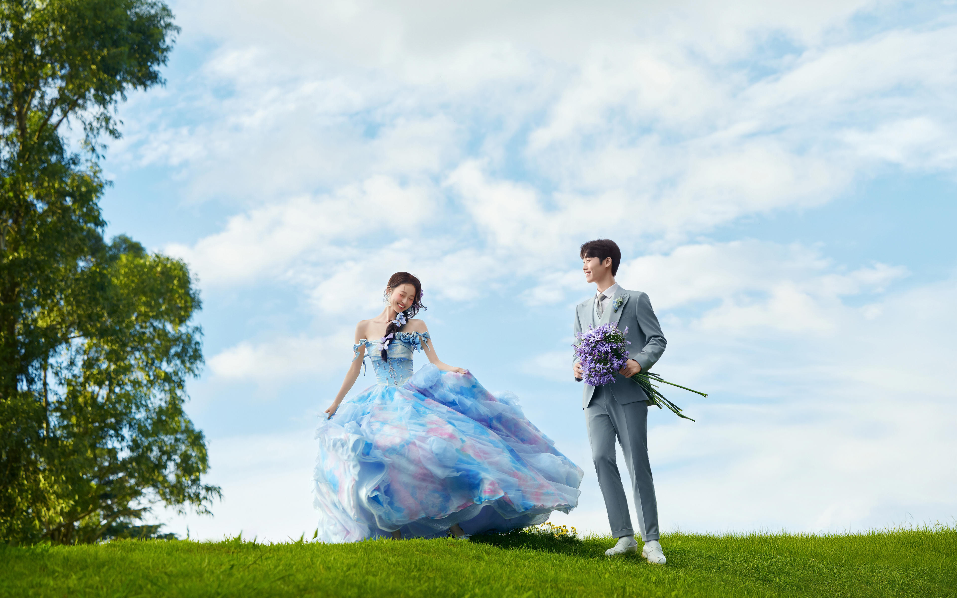 ??小眾控尖叫??被花神吻過的婚紗照太絕了
