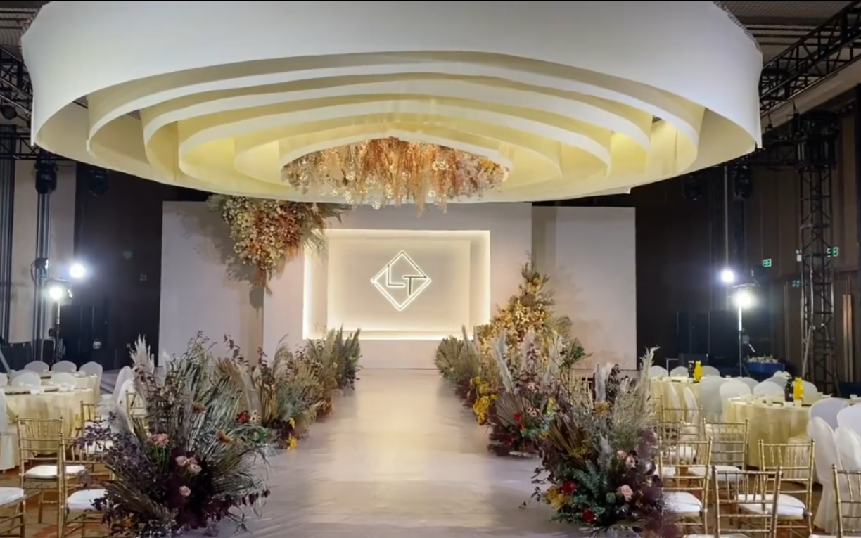 嘉善低预算极简秀场风婚礼——总价12000
