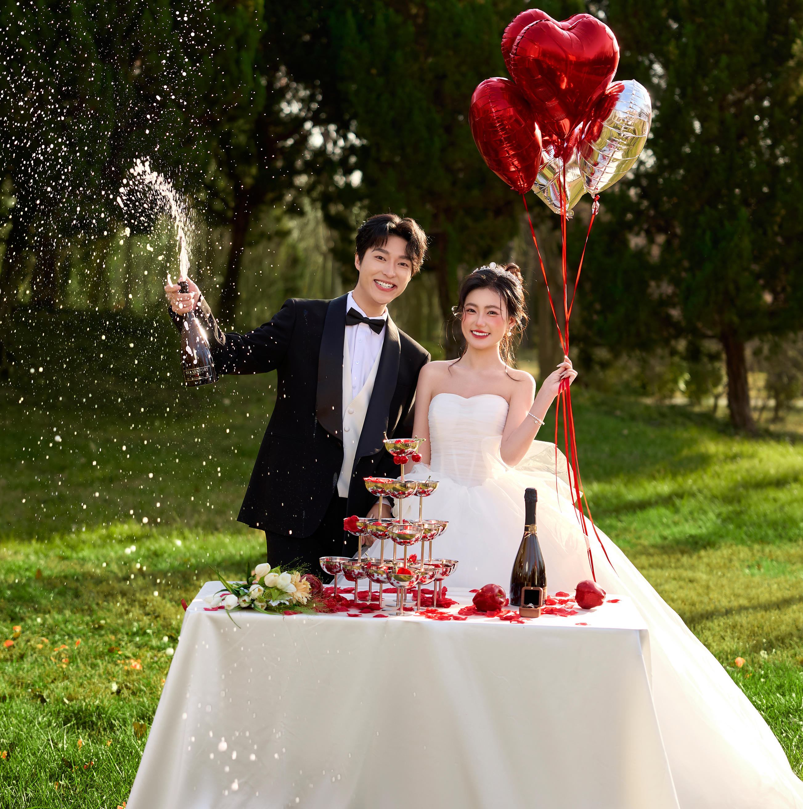 常德婚纱照-草坪婚礼 定格我们的爱情篇章