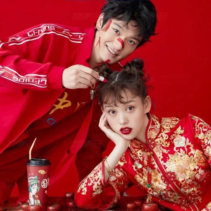 全网首发|国潮婚纱照竟然如此可爱！