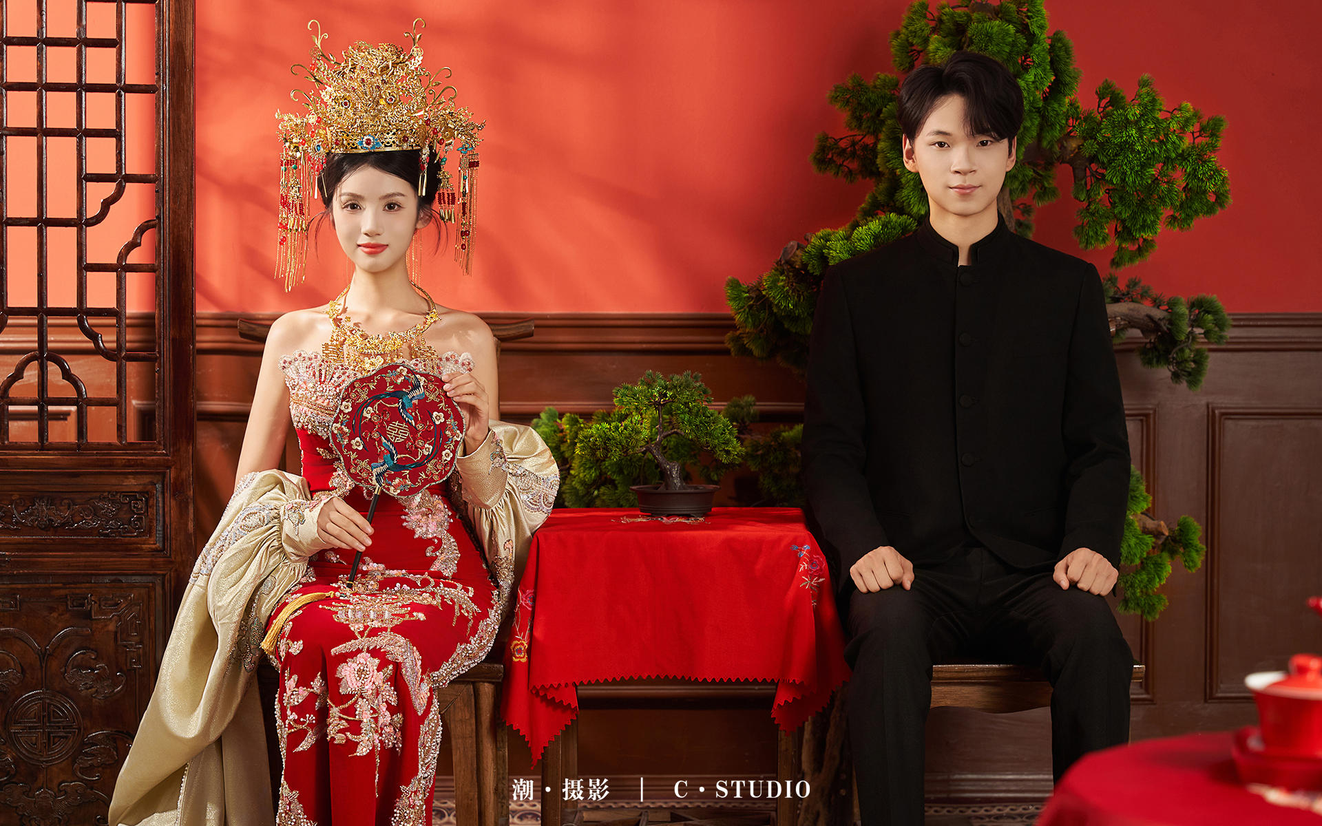 沉浸式体验东方美学！00后喜欢的新中式婚纱照