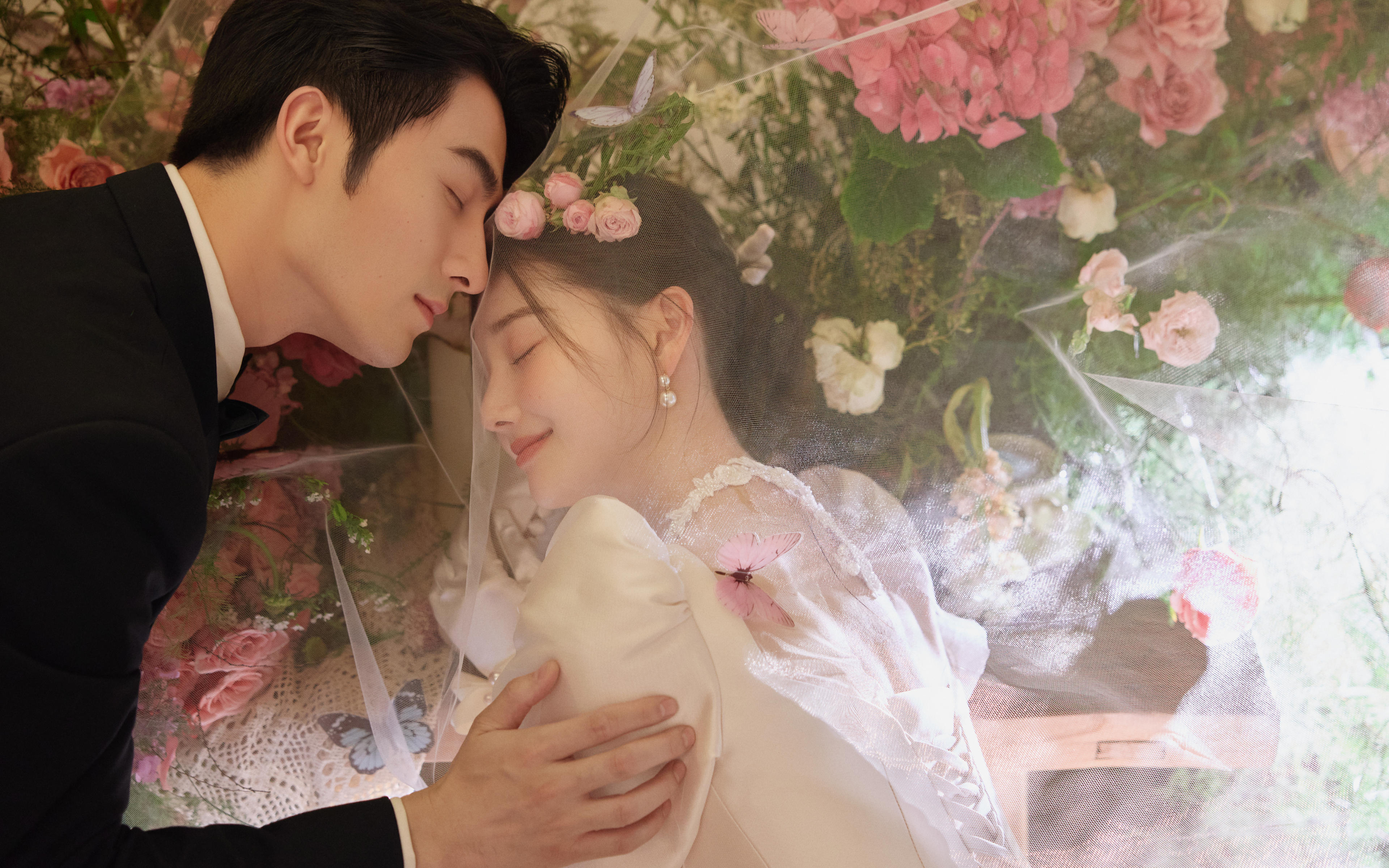 “复古花园主纱”邂逅浪漫的梦幻婚礼