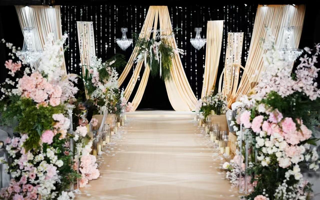 MEMO美慕|香槟粉婚礼美到开挂~