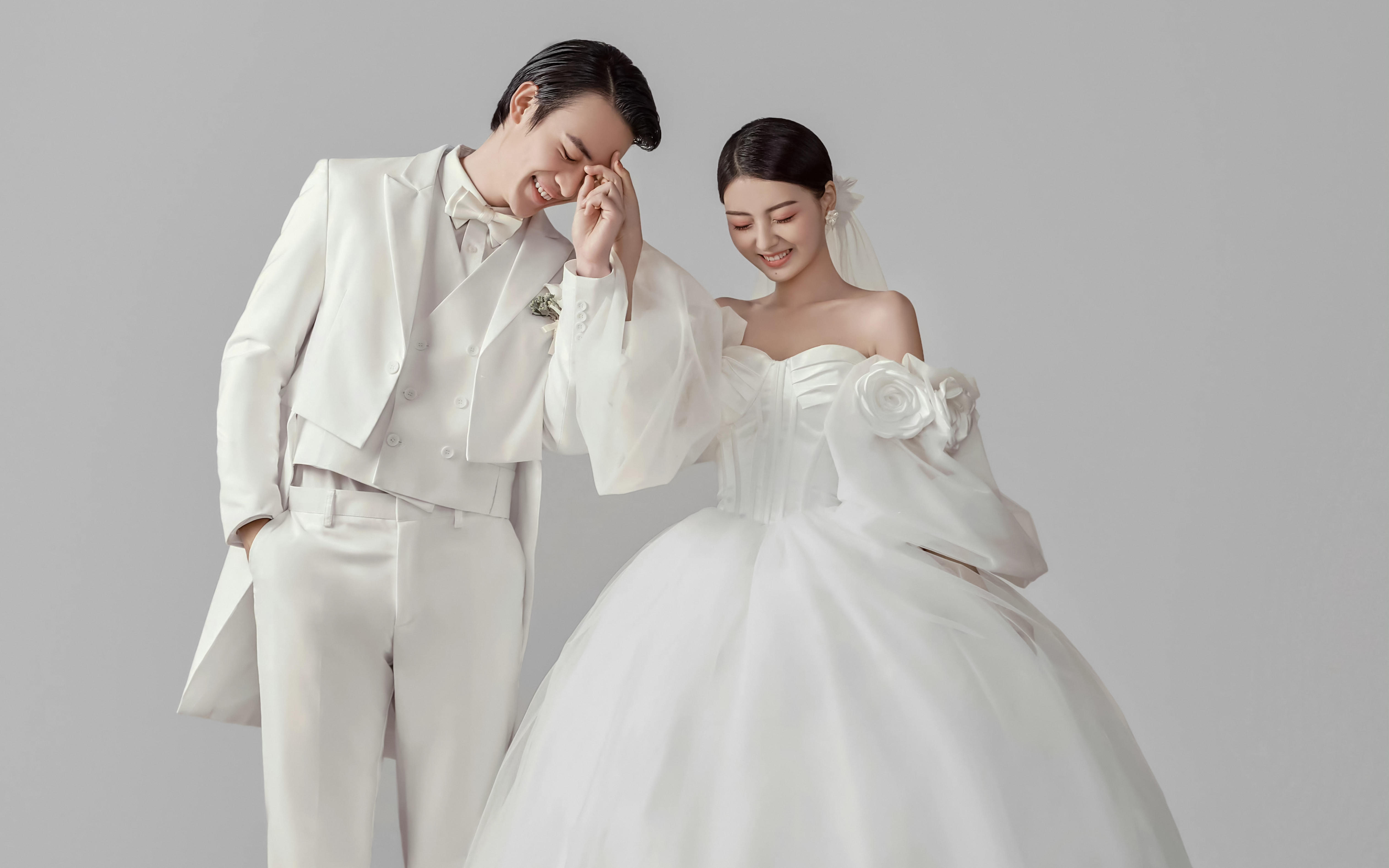 本摄客片丨主白纱挚爱一生我的室内高级感婚纱照