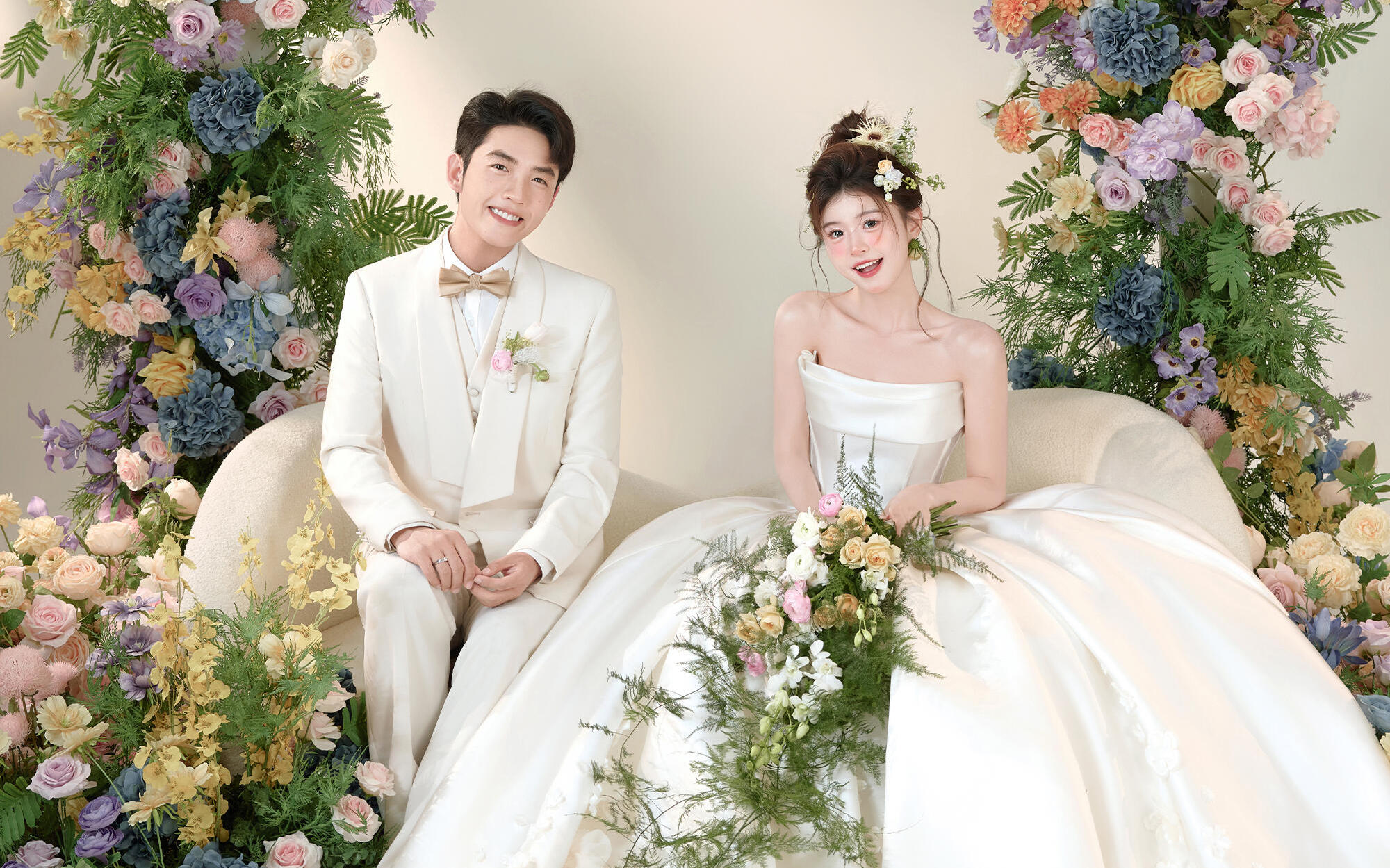 【古摄影婚纱】鲜花少女