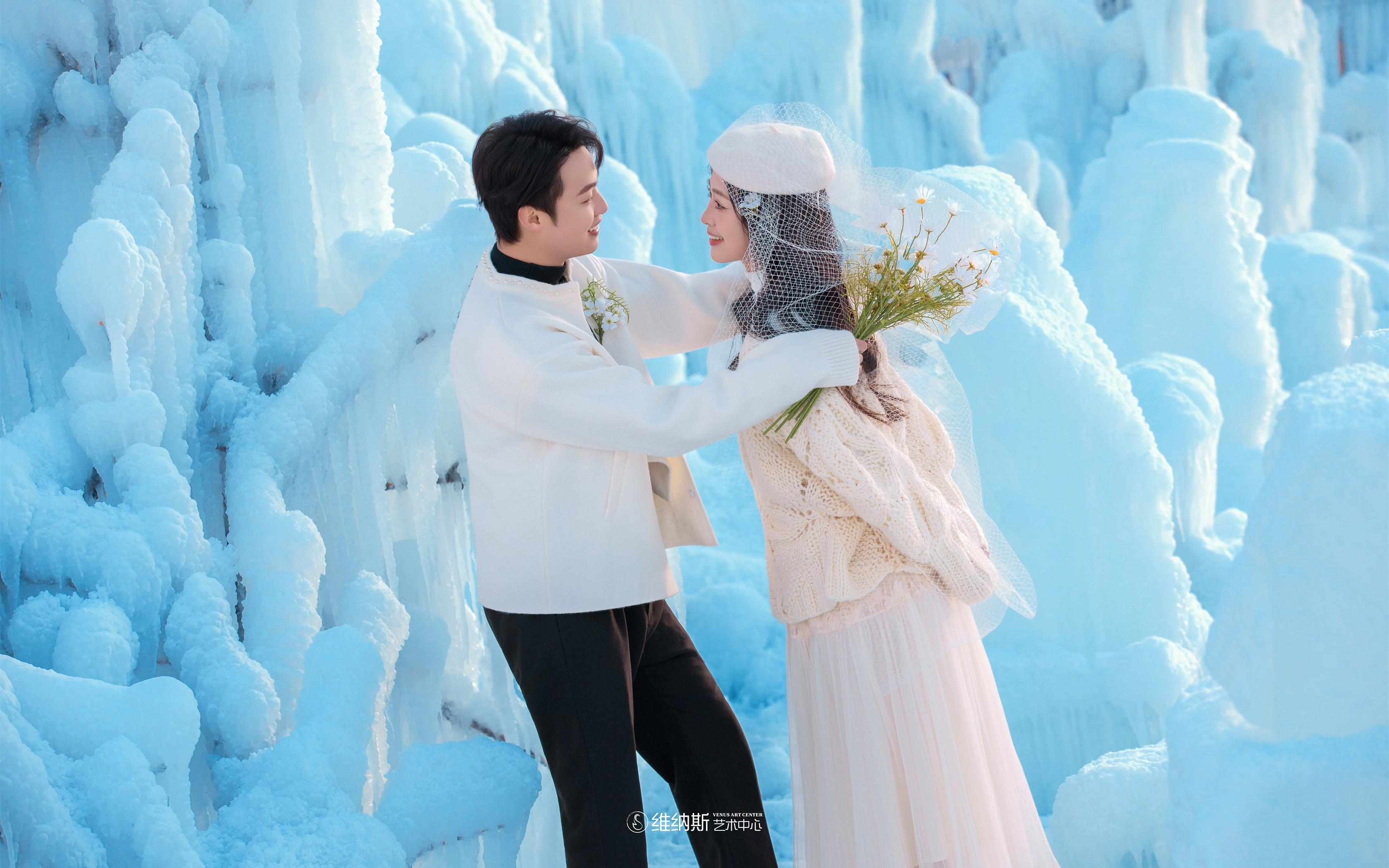 南山雪景婚紗照