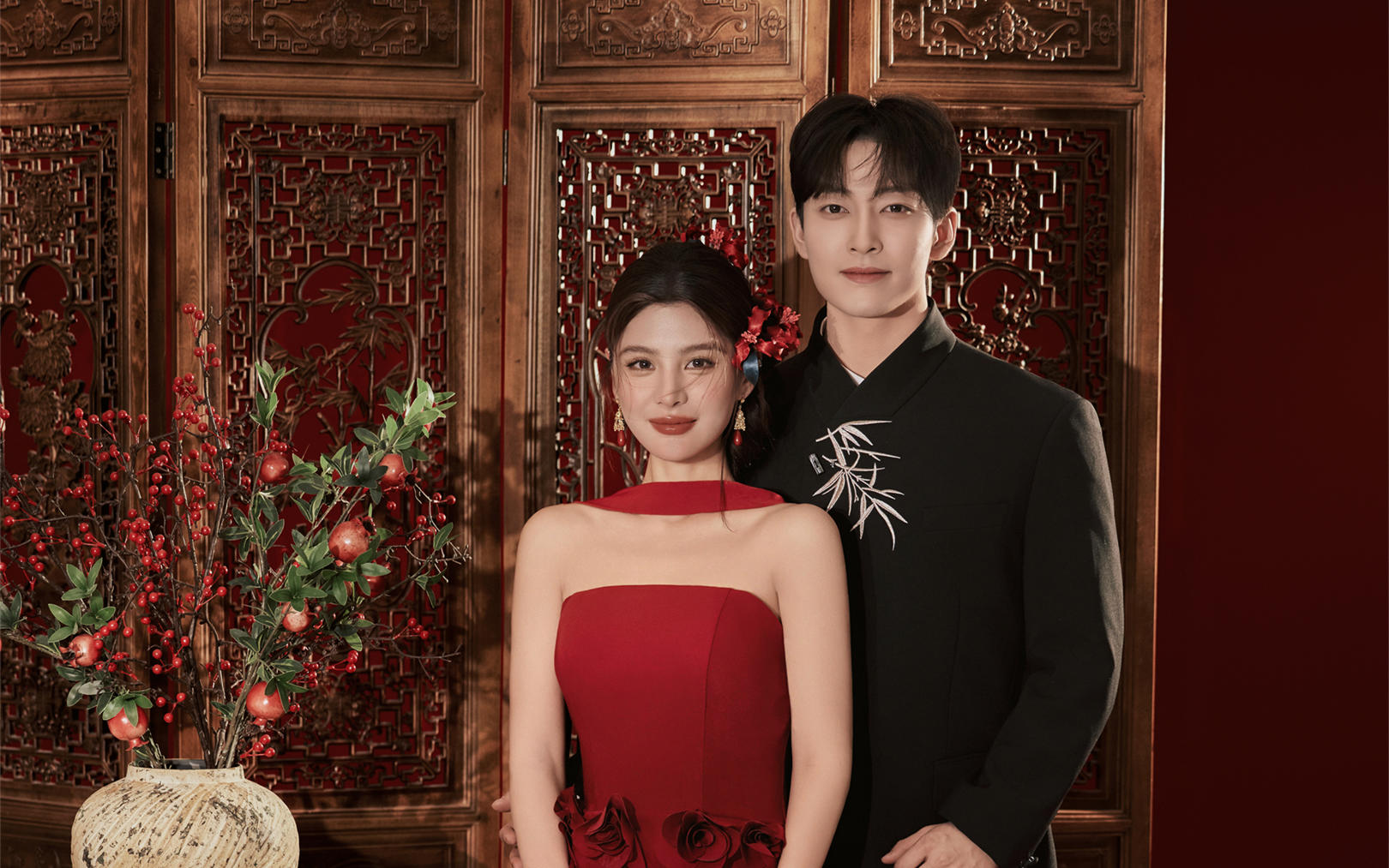 小众新中式婚纱照