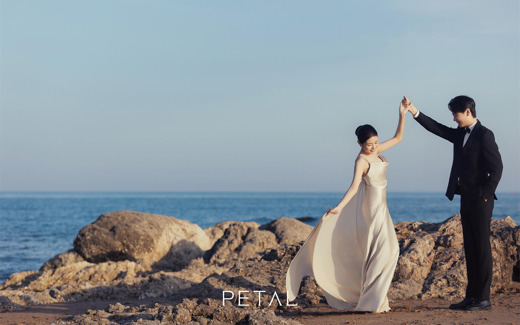 花瓣摄影•海边夕阳婚纱照