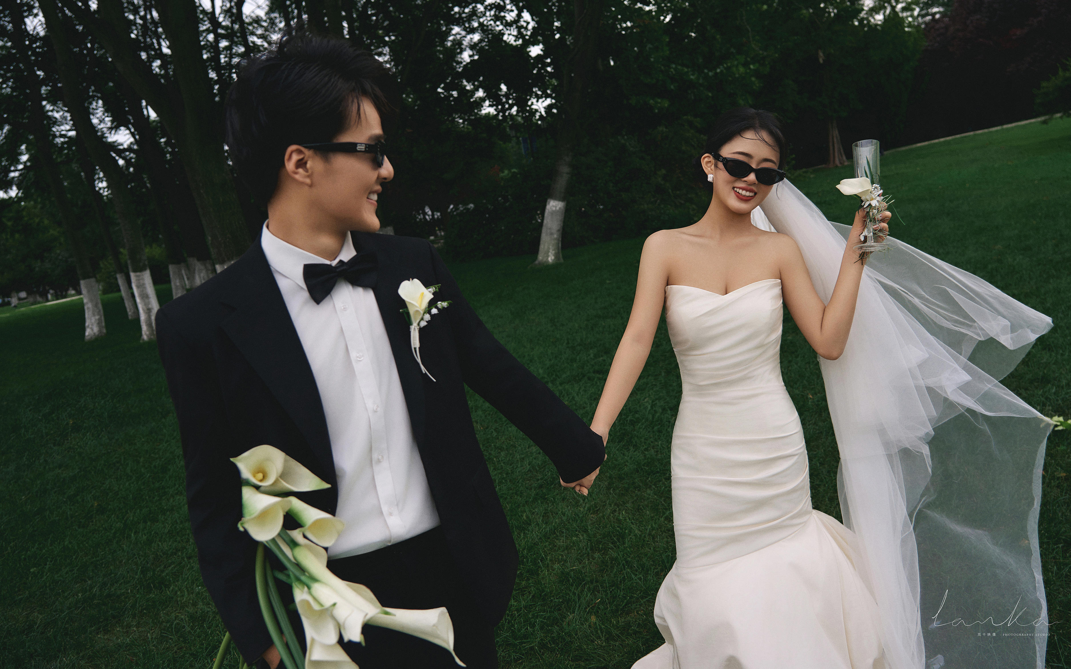  【嵐卡映像】膠片草坪婚紗照