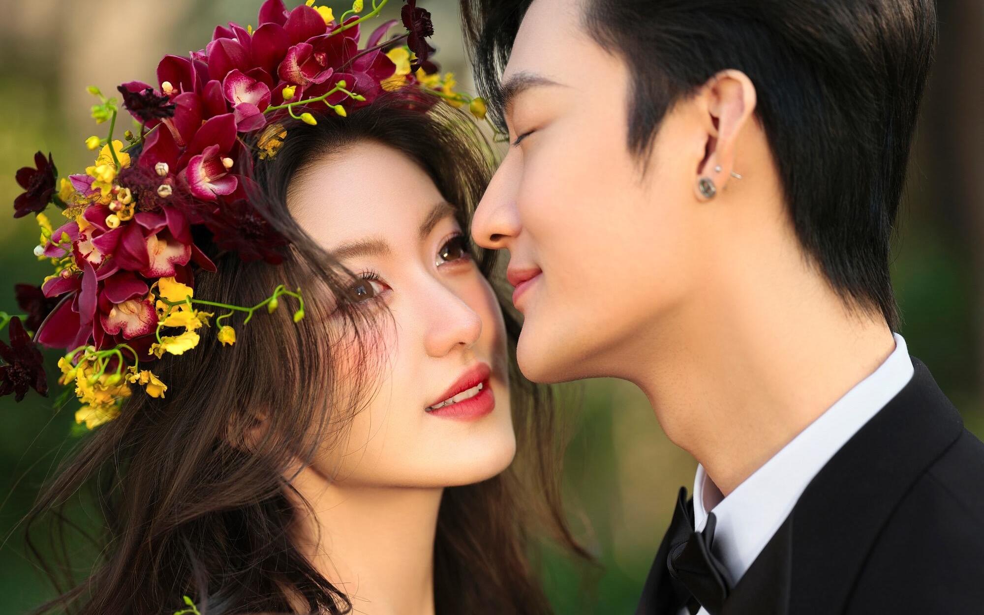 是森系花神降临呀 | 森系婚纱照太仙啦～