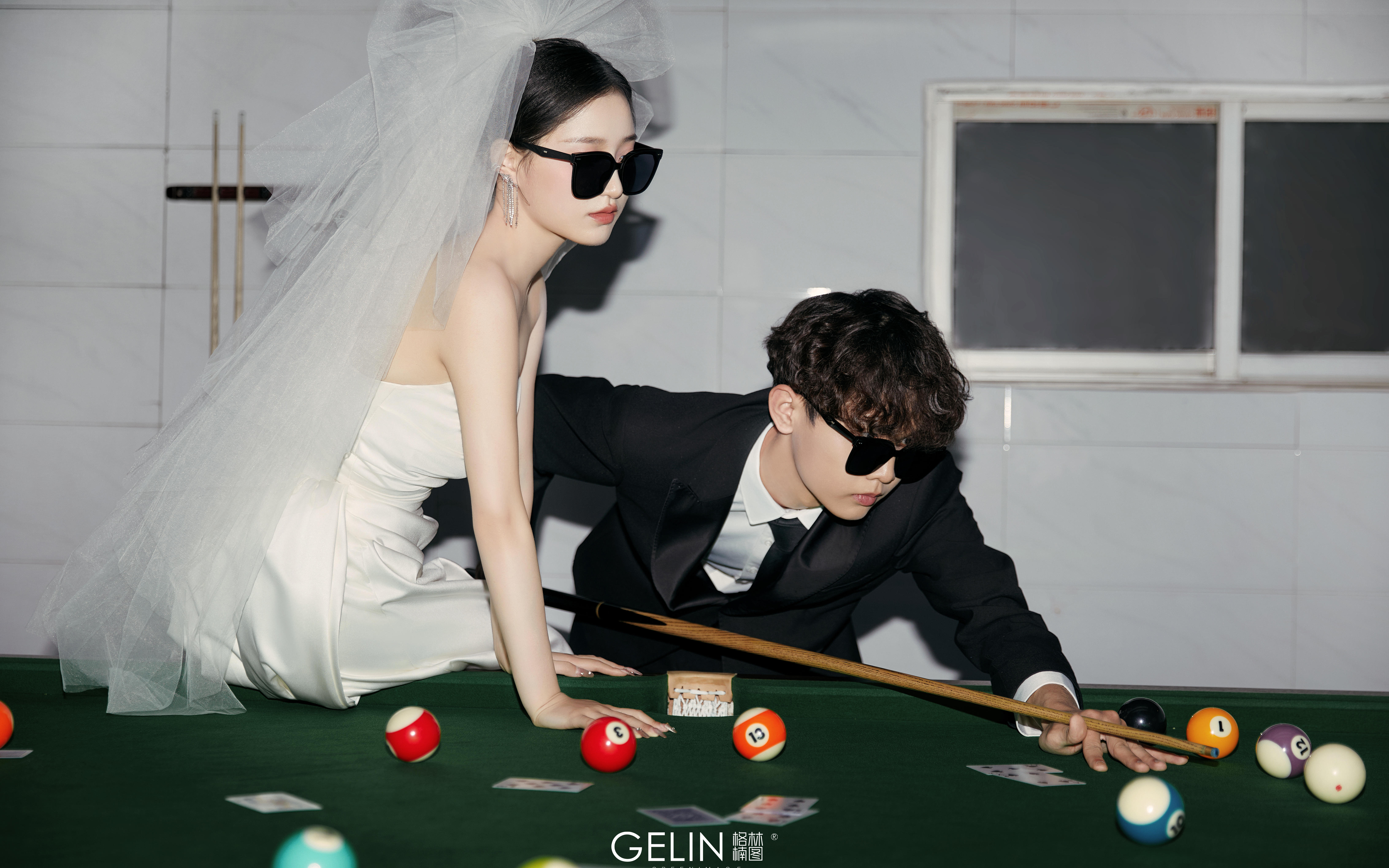 【格林楠图】桌球🎱婚纱照丨只打直球的爱情故事❤