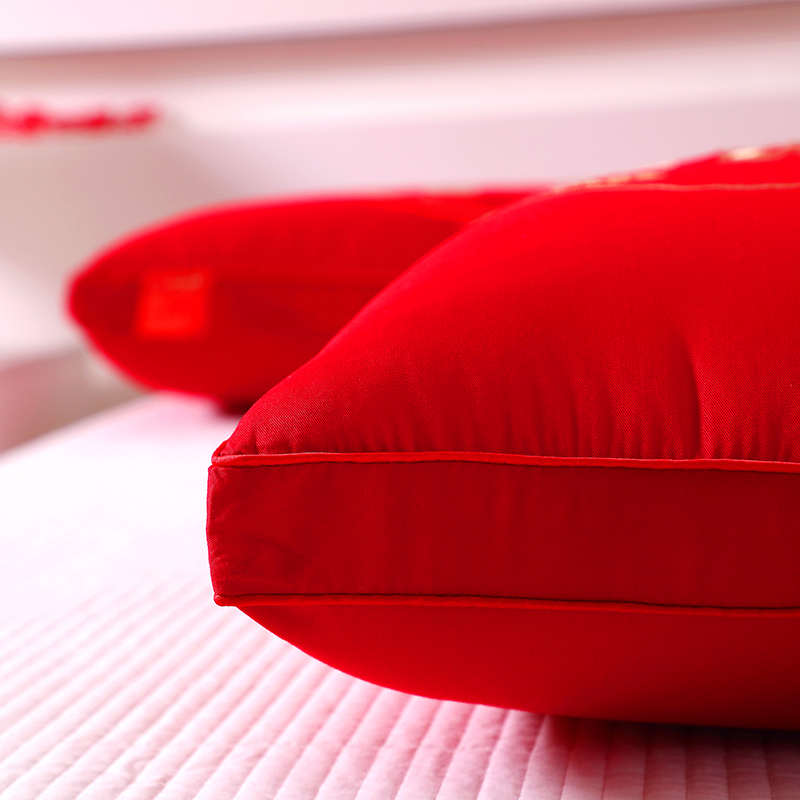 新款大红枕头婚庆枕芯