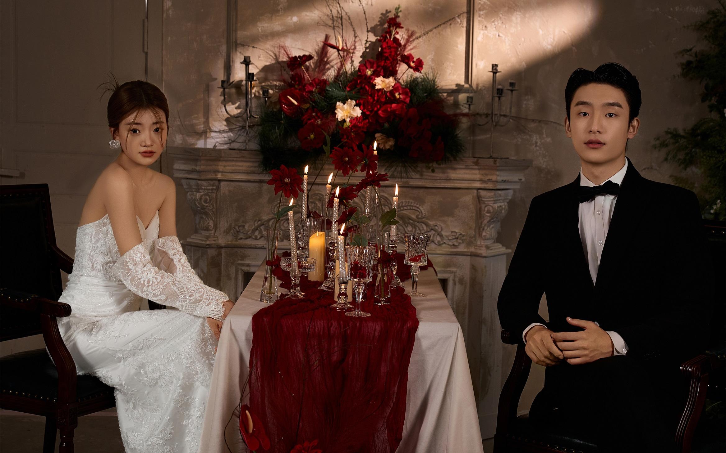 十光堇 | 小说里的豪门晚宴婚纱照具象化了
