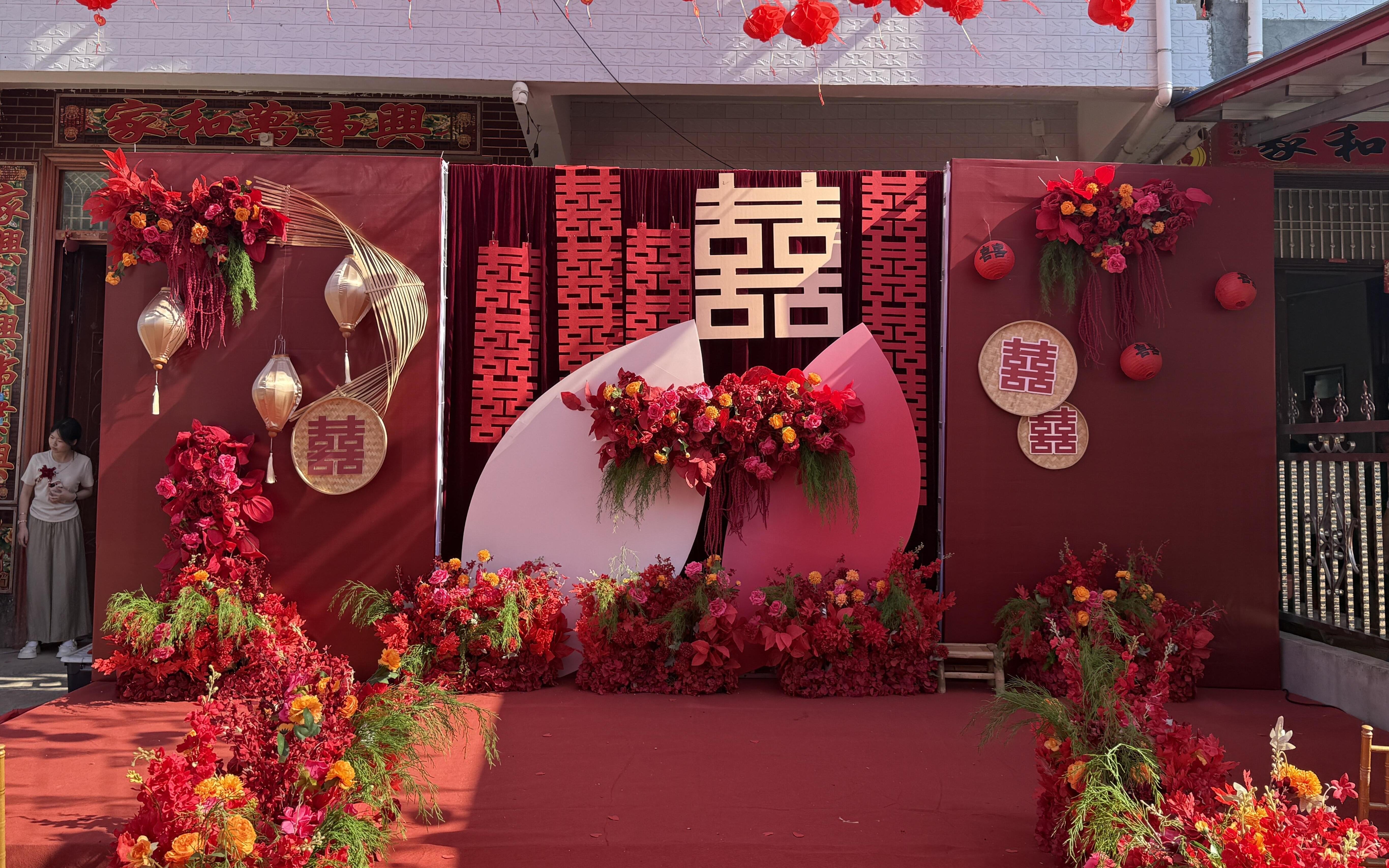 【紅妝】農(nóng)村小縣城的簡單農(nóng)村婚禮