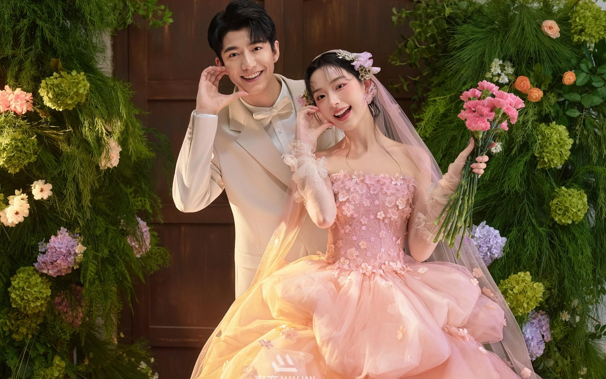 【花神婚纱照美花海婚纱照，仙气爆棚！