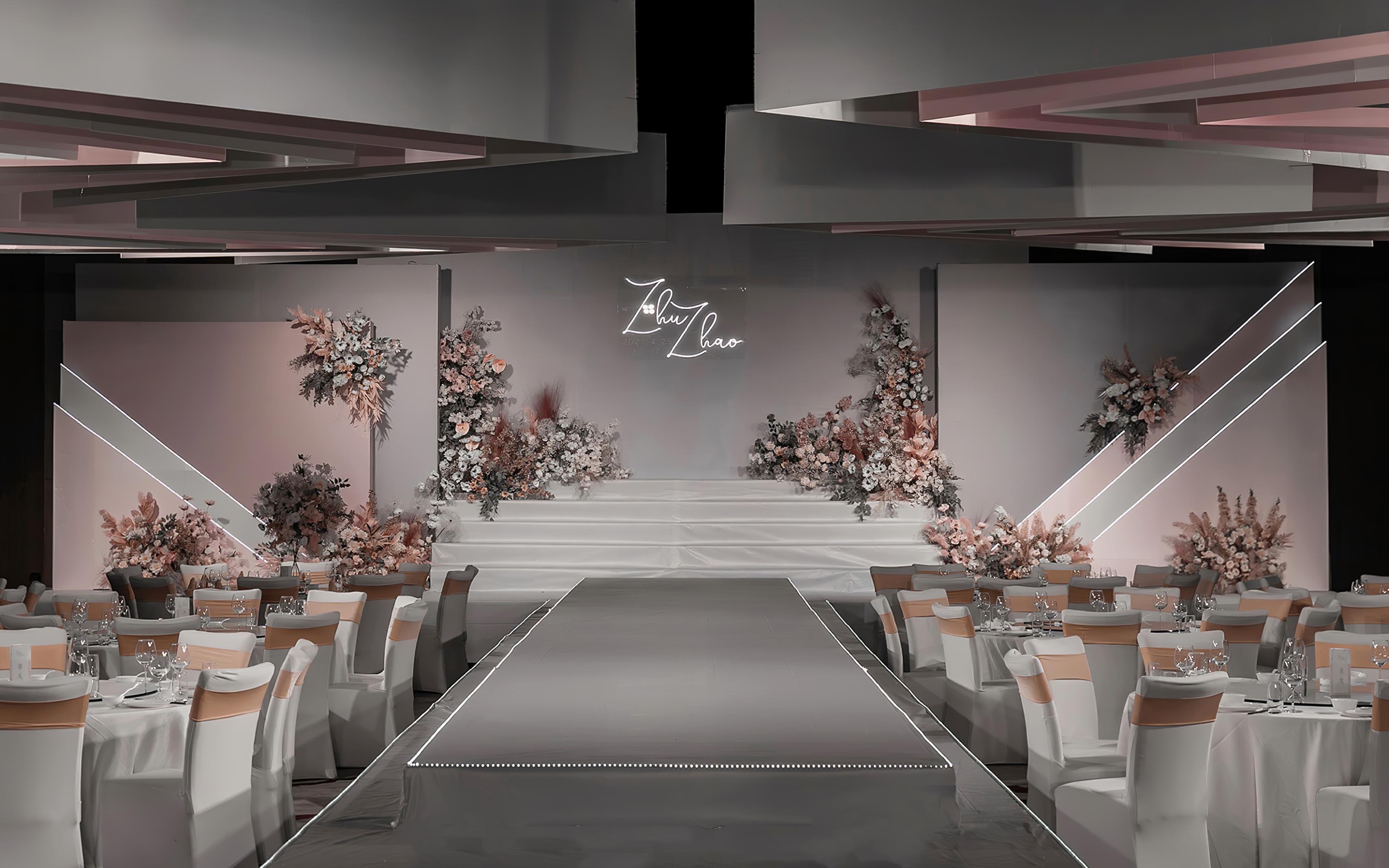 【造梦者婚礼】高级感定制水晶极简婚礼