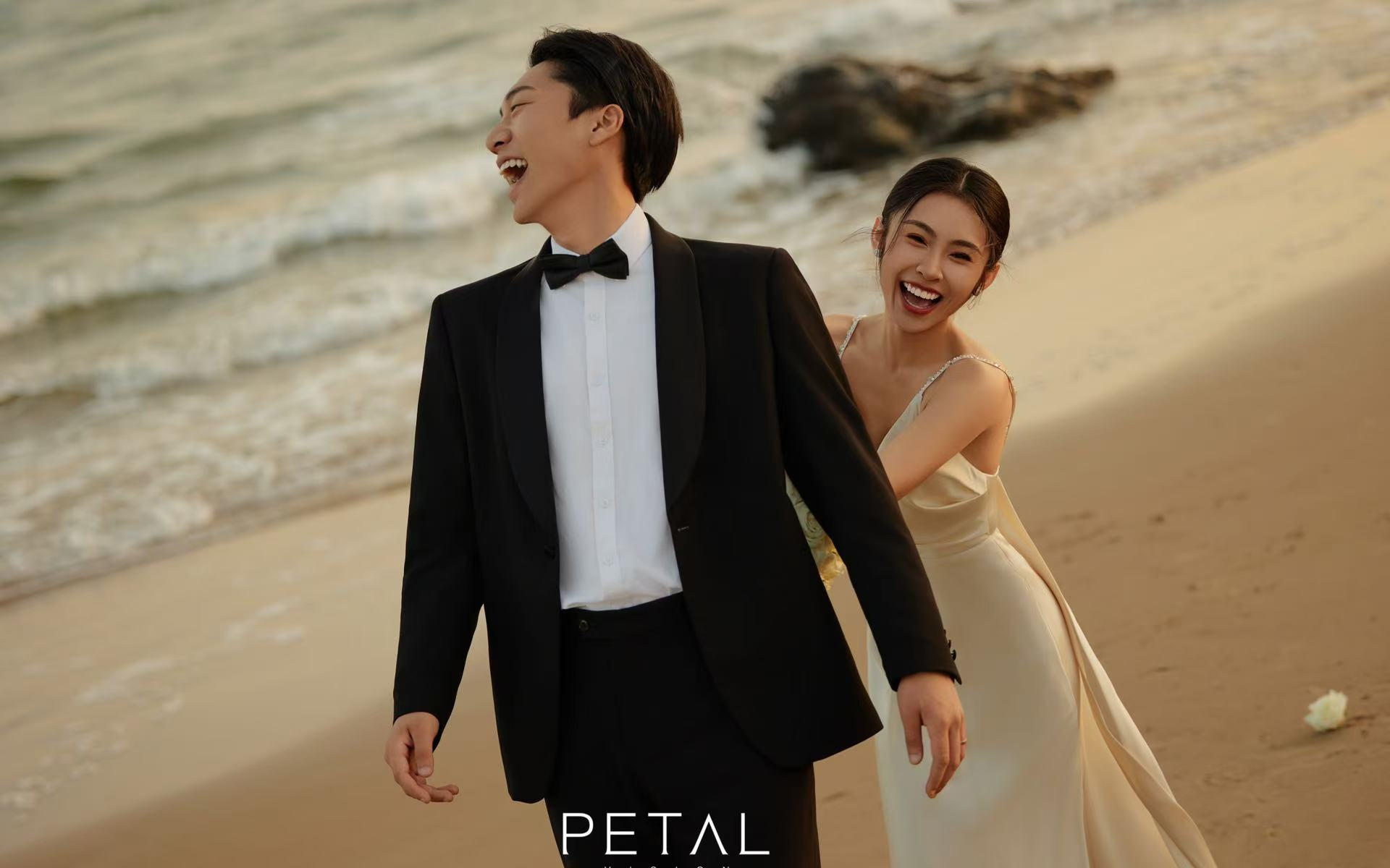 花瓣摄影•海滨落日