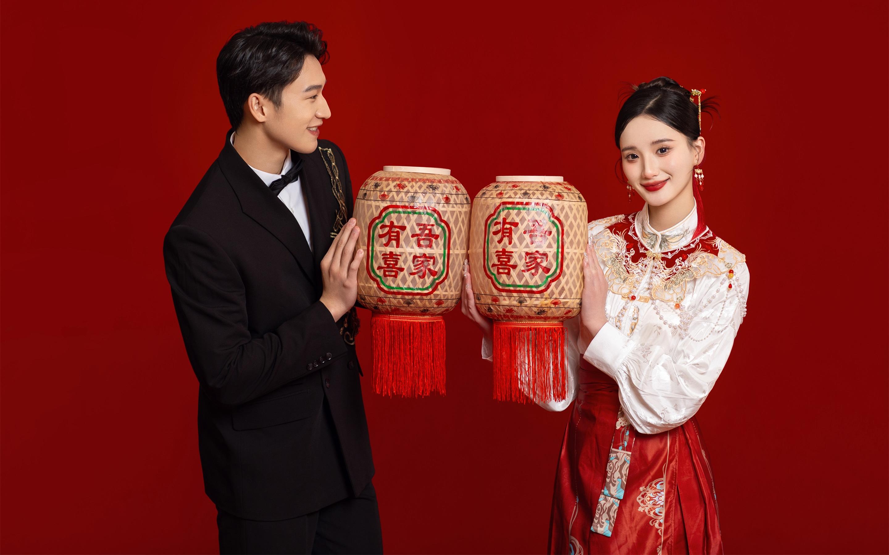  不一样的甜蜜新中式喜嫁婚纱照❤