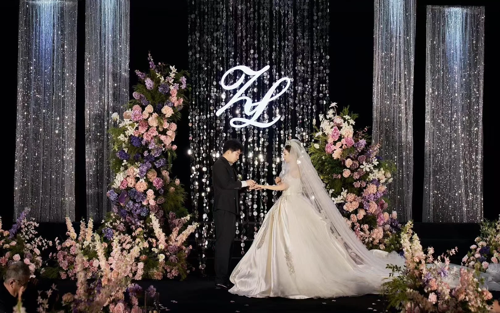 小預(yù)算韓式粉紫色婚禮